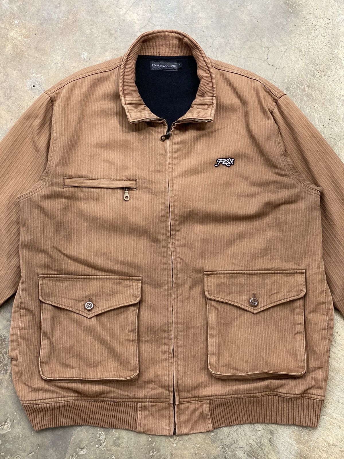 20471120 × Japanese Brand 💥Fourseason Zipper Jacket Size US XL / EU 56 / 4 - 5 Thumbnail