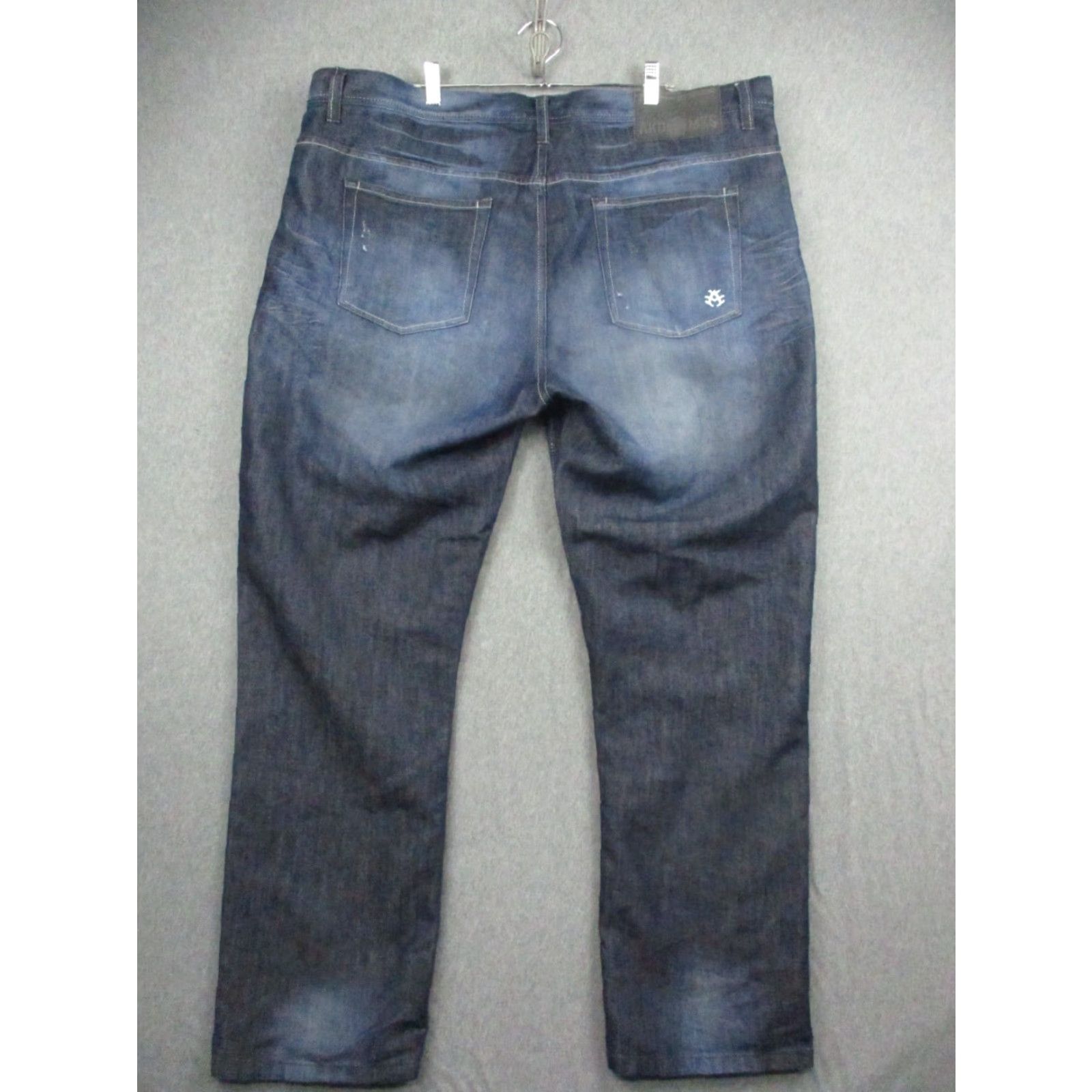 Akademiks VINTAGE Akademiks Jeans 44x32 Y2K Baggy Hip Hop Wide Leg Dark Wash Jeans Size US 44 / EU 60 - 3 Thumbnail