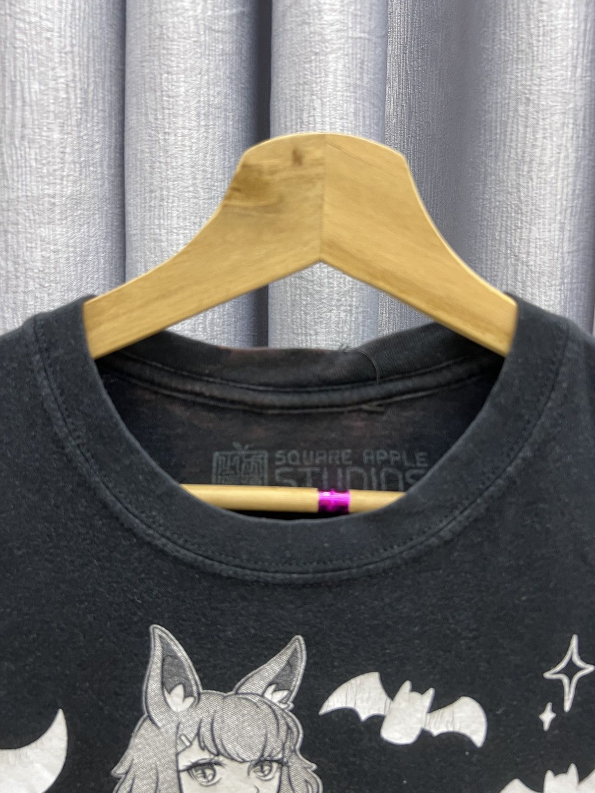 Anime Thrashed Faded Nightcrawler Bat Girl Anime Cosplay Tee Size US M / EU 48-50 / 2 - 3 Thumbnail