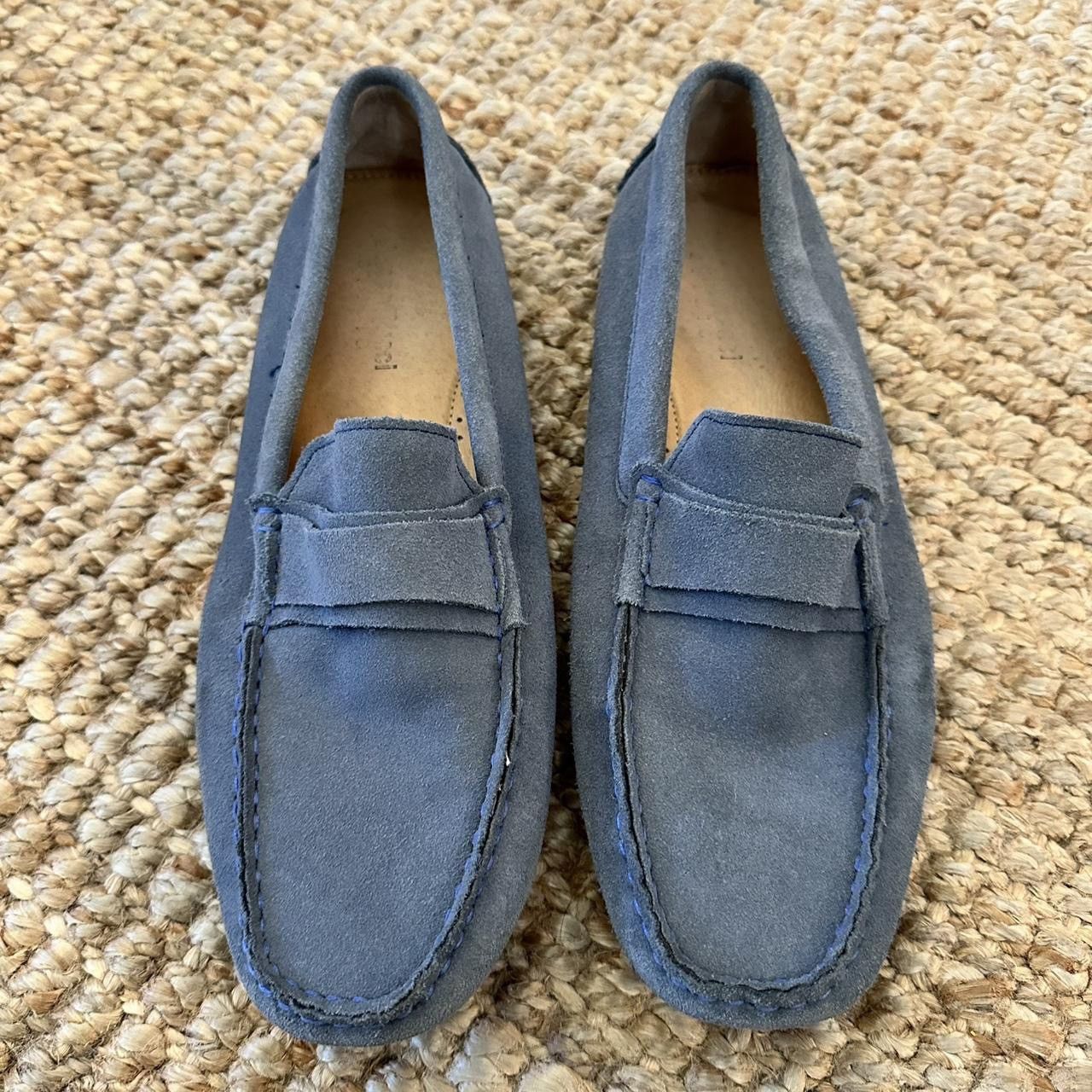 Bacco Bucci Bacco Bucci Studio BLUE Suede Soft Leather Driving Loafer Size US 9 / EU 42 - 1 Thumbnail
