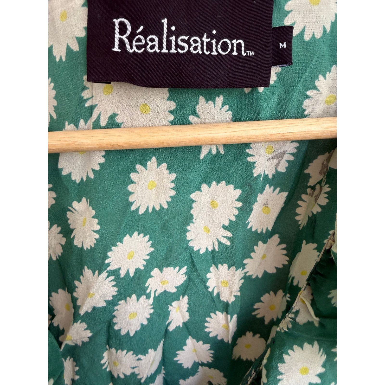 Realisation Par Réalisation Par Valentina Daisy Wrap Dress Size M / US 6-8 / IT 42-44 - 3 Thumbnail