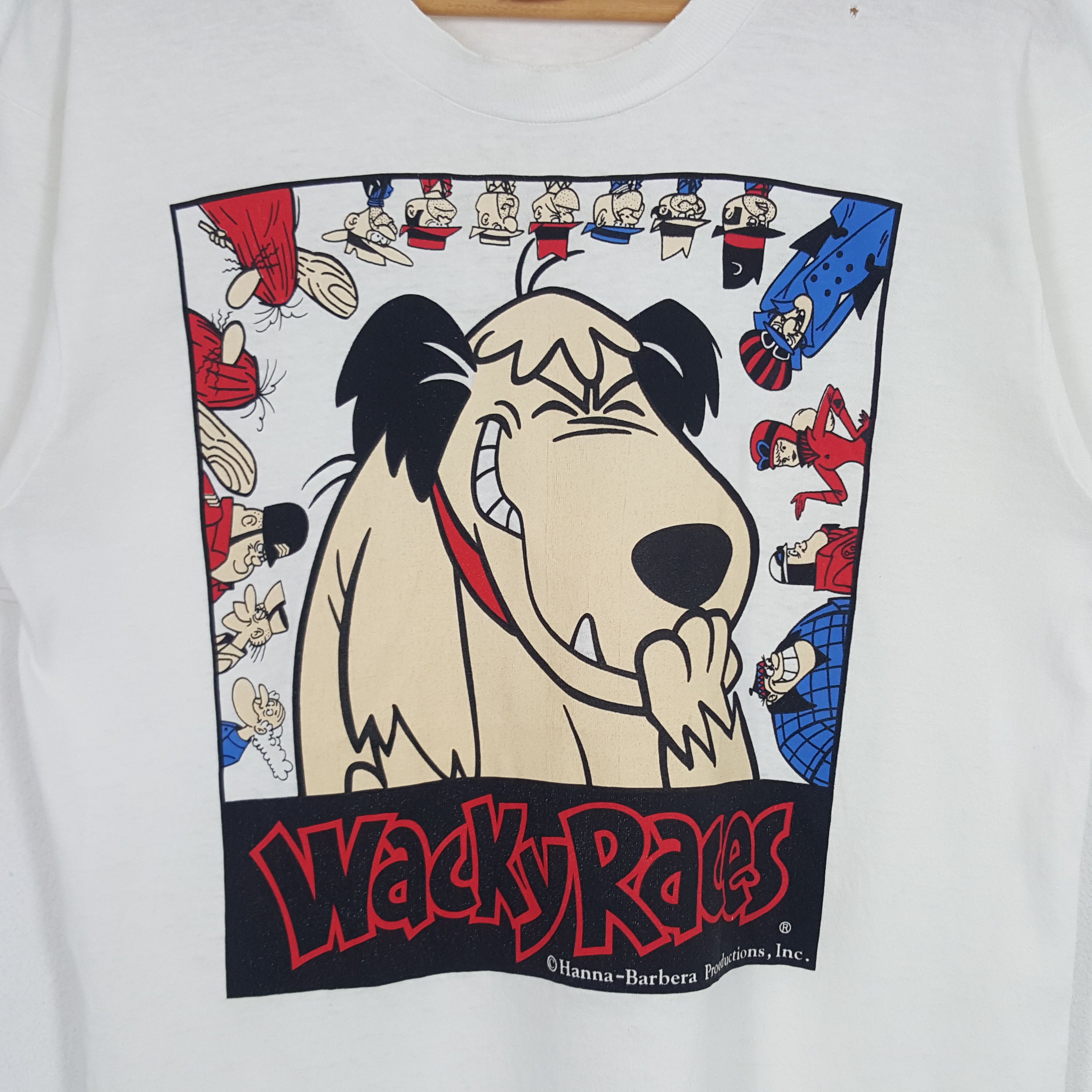 Cartoon Network × Vintage Vintage 90's WackyRaces American Cartoon Movie Tshirt Size US M / EU 48-50 / 2 - 2 Thumbnail