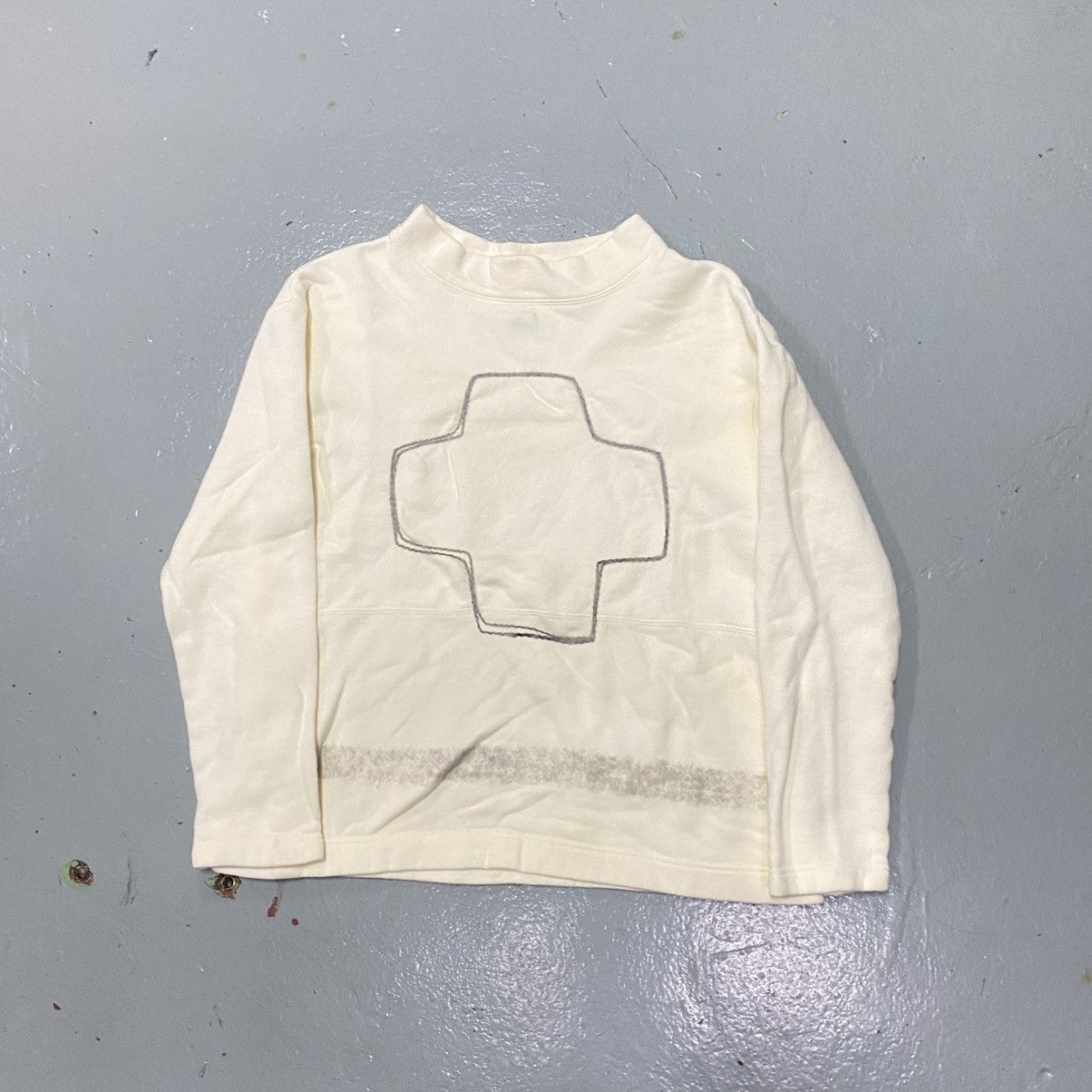 Hai Sporting Gear × Issey Miyake × Vintage Vintage Hai Sporting Gear Sweatshirt Turtleneck Issey Miyake Size US M / EU 48-50 / 2 - 2 Thumbnail
