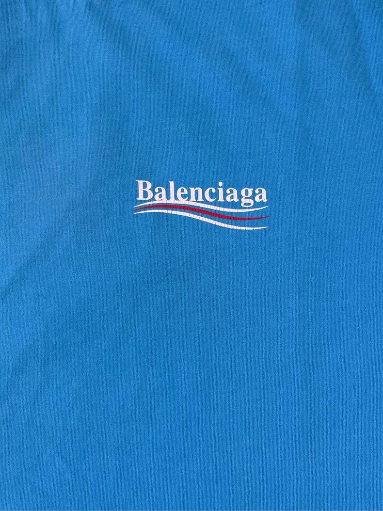 Other Balenciaga Sky Blue Cola logo printed short sleeves Size US S / EU 44-46 / 1 - 3 Thumbnail