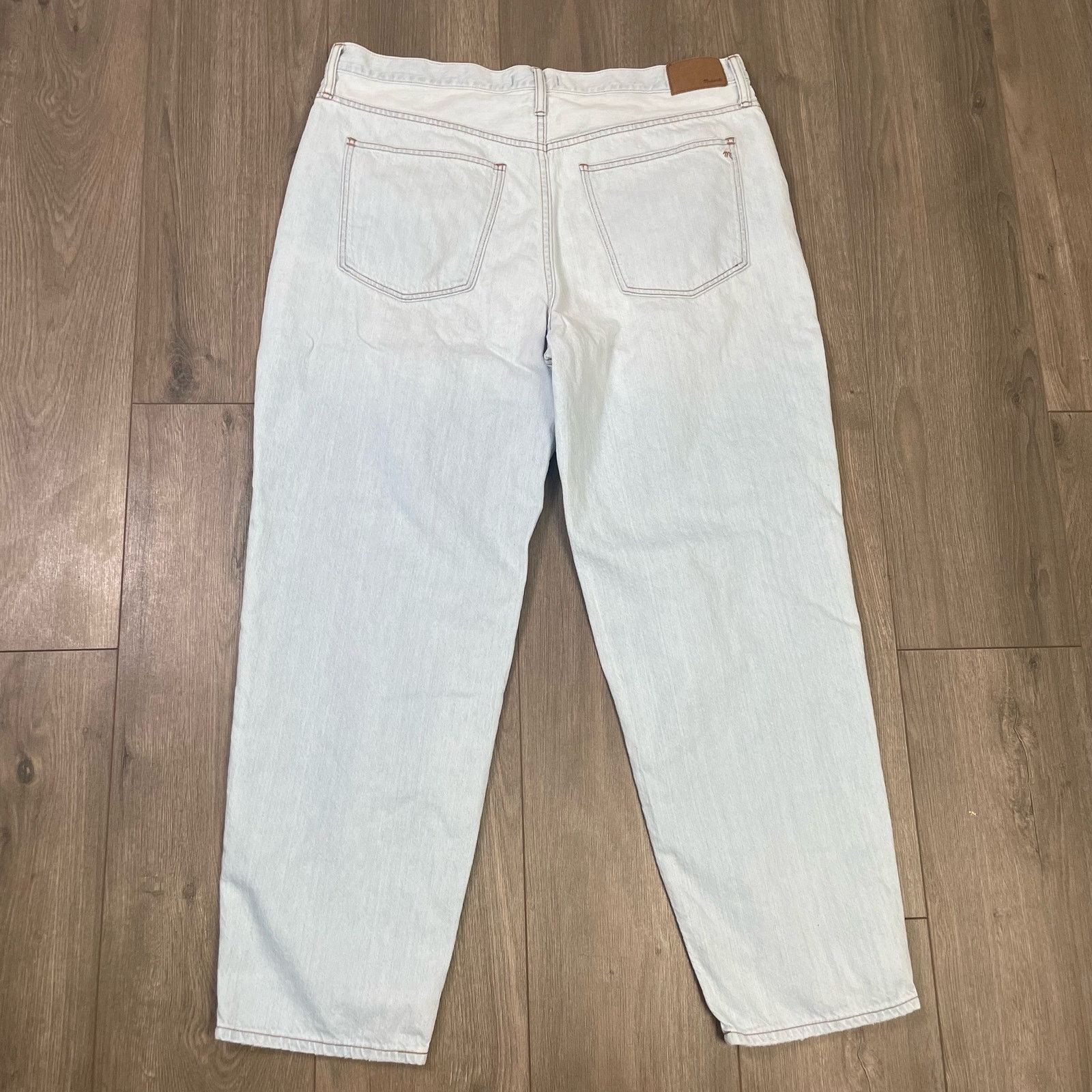 Madewell Madewell Slouchy Boy Wrightlane Ripped Jeans US Women's 32 Size 32" / US 10 / IT 46 - 3 Thumbnail