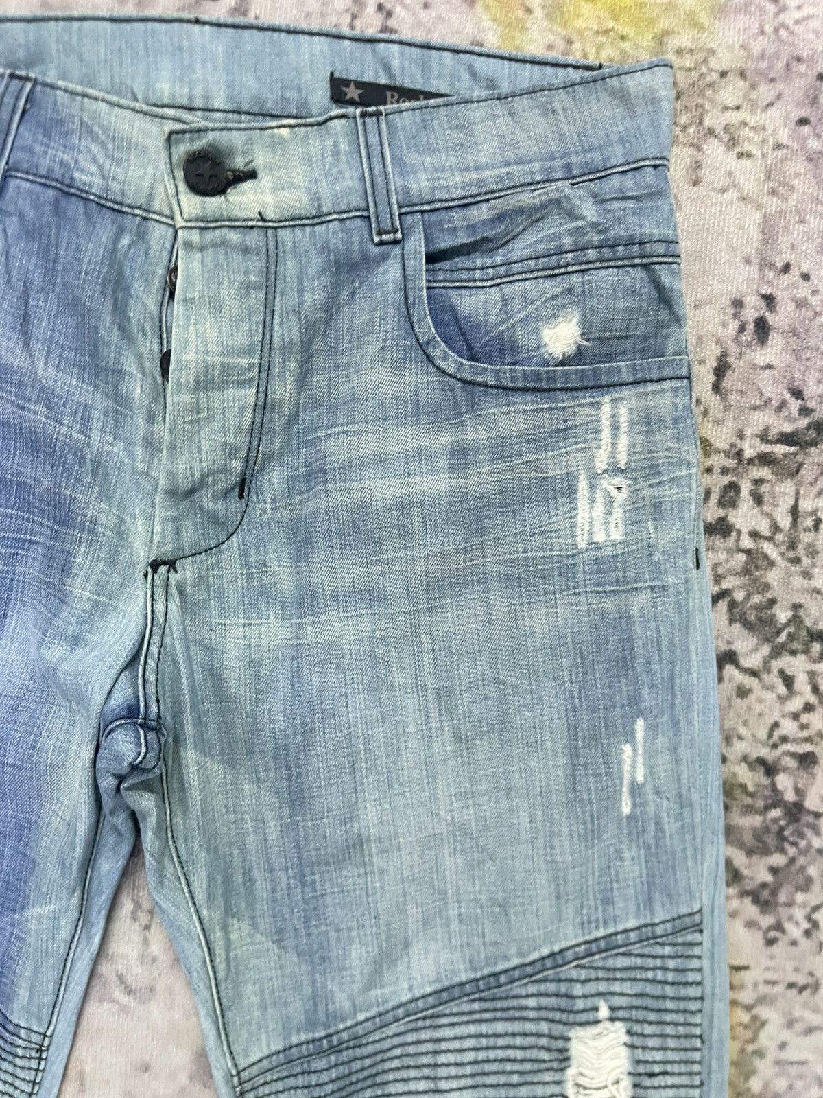 Rockstar Games Rockstar Sushi Light Wash Jeans Size US 36 / EU 52 - 5 Thumbnail