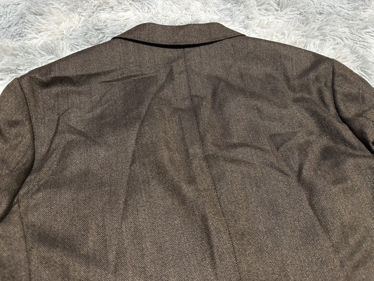 Ermenegildo Zegna 🔥Vintage Ermenegildo Zegna Wool Blazer Jacket Herringbone Size US L / EU 52-54 / 3 - 10 Thumbnail