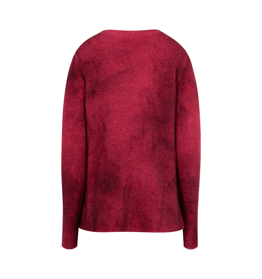 Gabriela Hearst o1h1sh11225 Chivall Crew Neck Sweater in Red Size S / US 4 / IT 40 - 2 Thumbnail