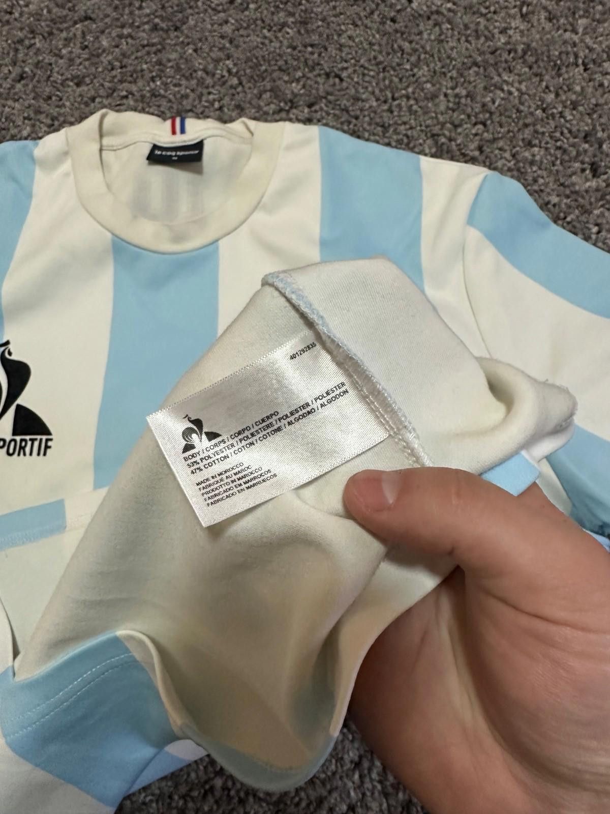 Le Coq Sportif Argentina Le Coq Sportif Maradona#10 Shirt Jersey Size M Size US M / EU 48-50 / 2 - 6 Thumbnail