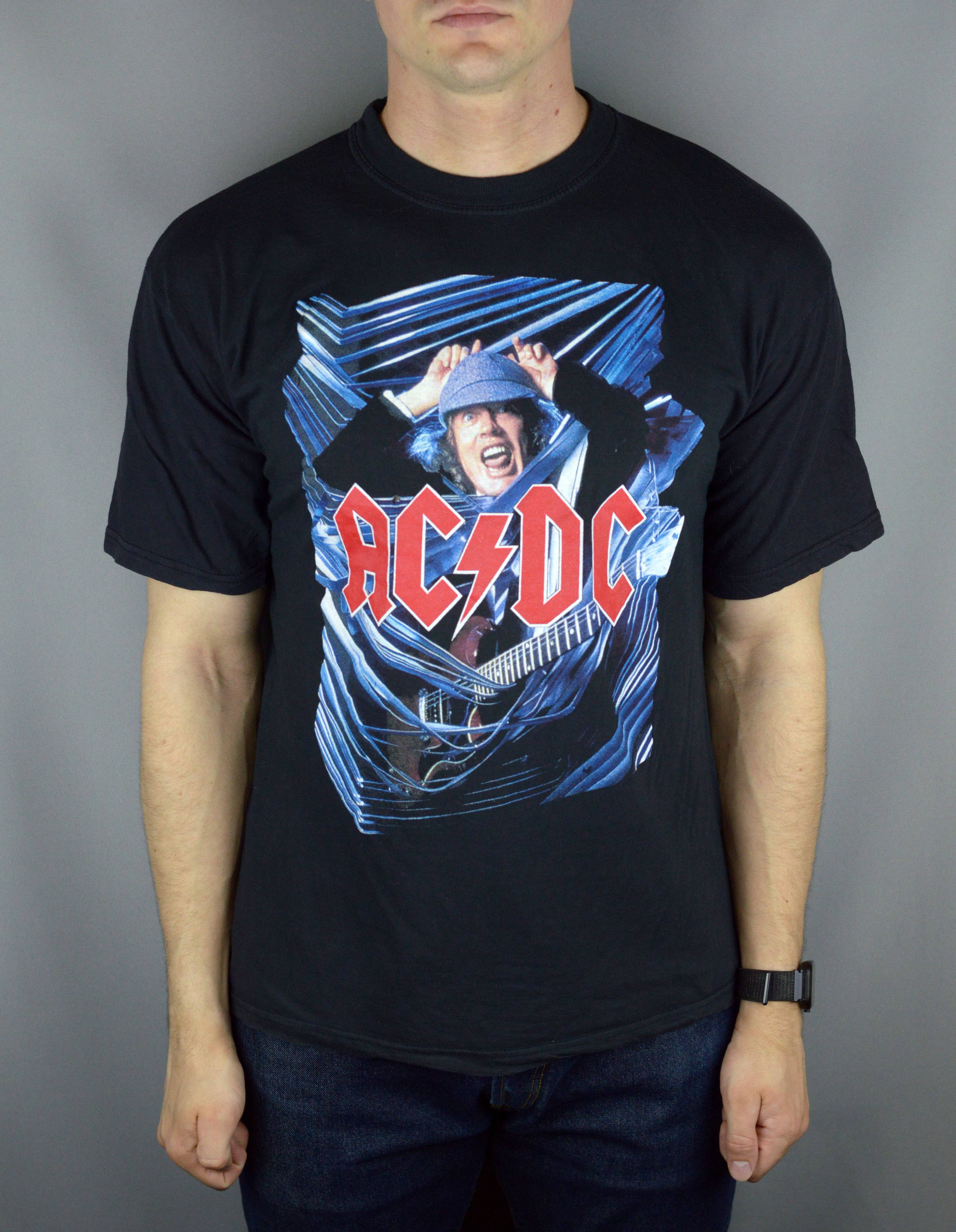 AC/DC × Vintage Vintage AC DC 90s t shirt Size US M / EU 48-50 / 2 - 1 Thumbnail