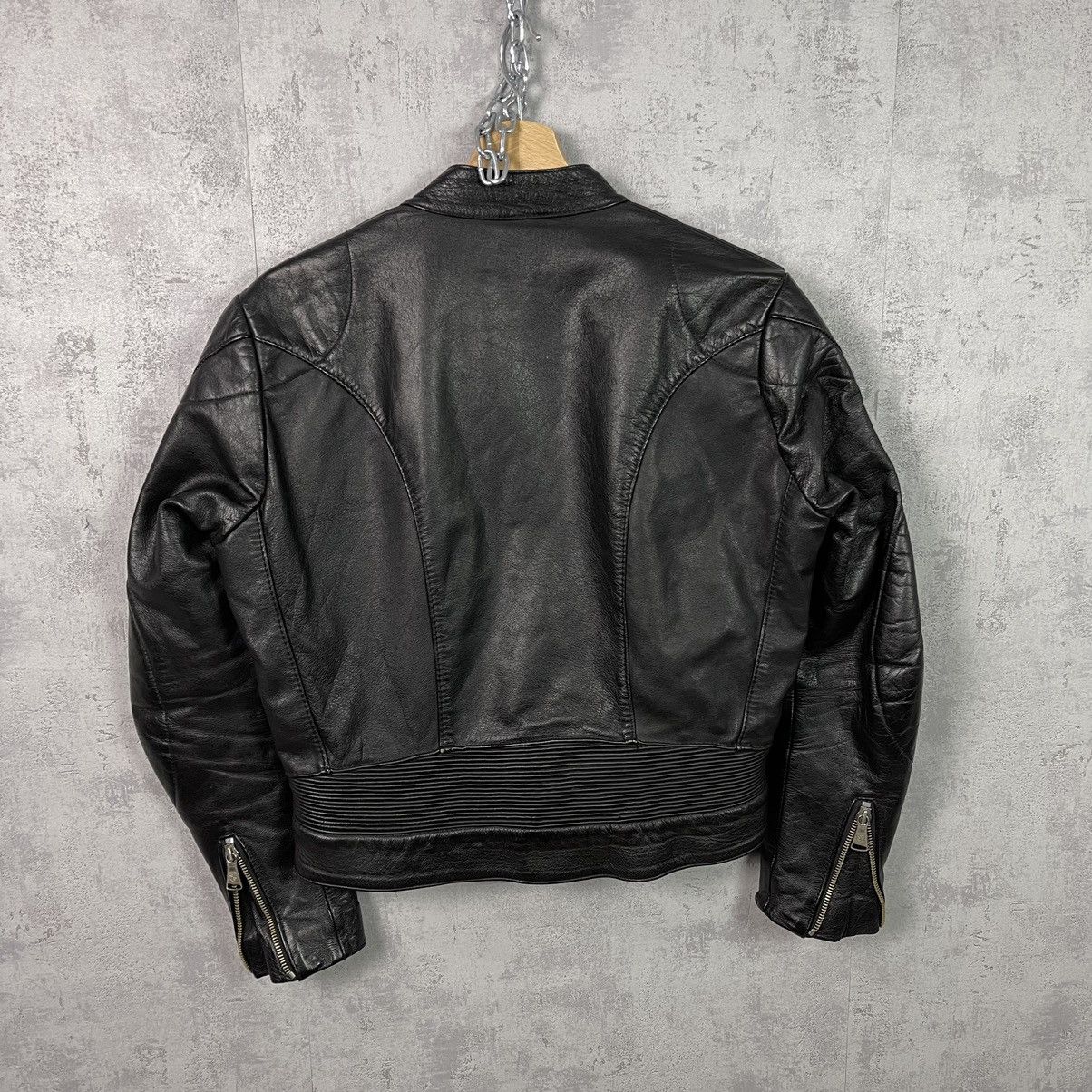 Vintage Harro German Vintage Leather Biker Jacket in Black Size US S / EU 44-46 / 1 - 6 Thumbnail