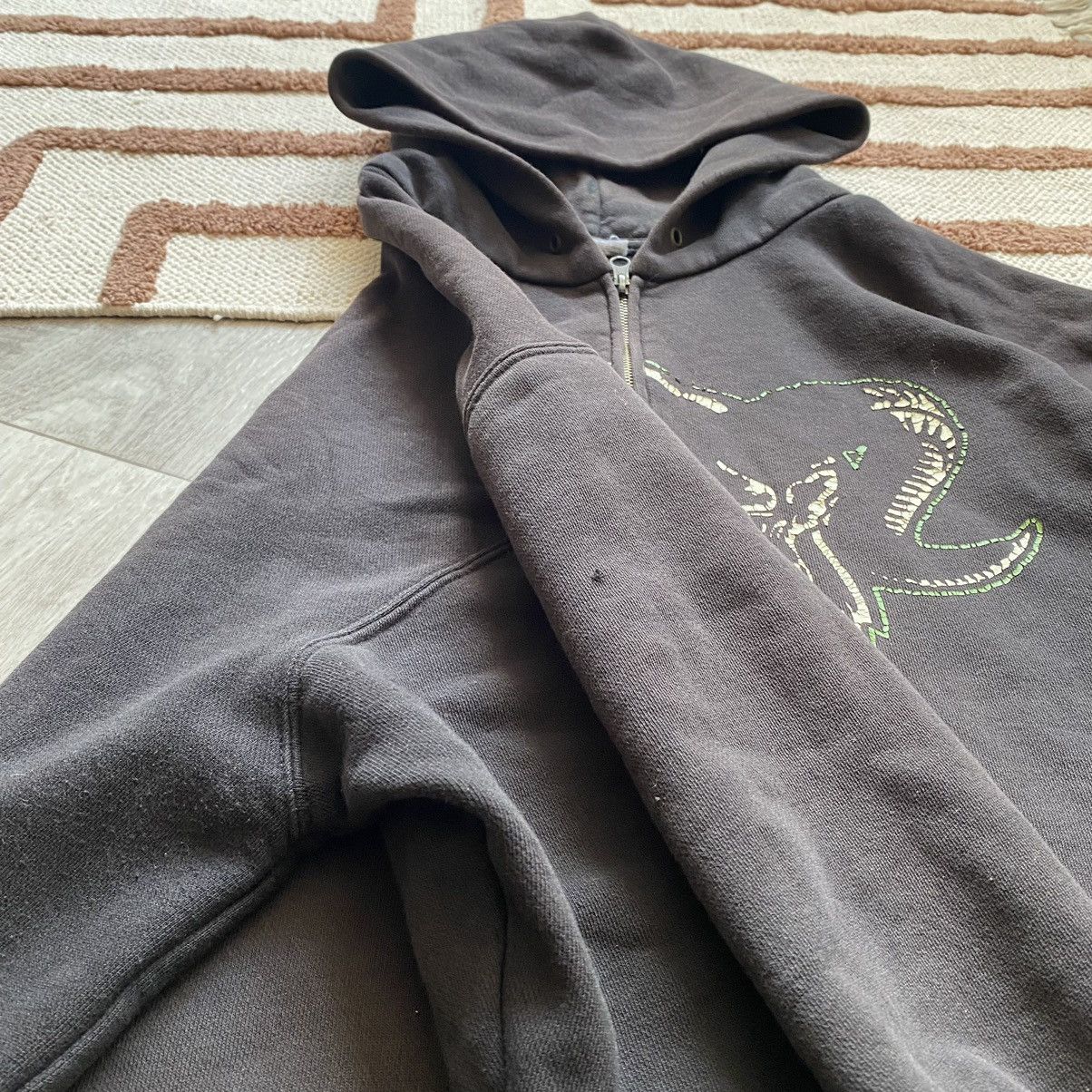 Band Tees × Vintage FIDDLERS GREEN Y2K GOAT PRINT SUNFADED ZIP HOODIE Size US XXL / EU 58 / 5 - 6 Thumbnail