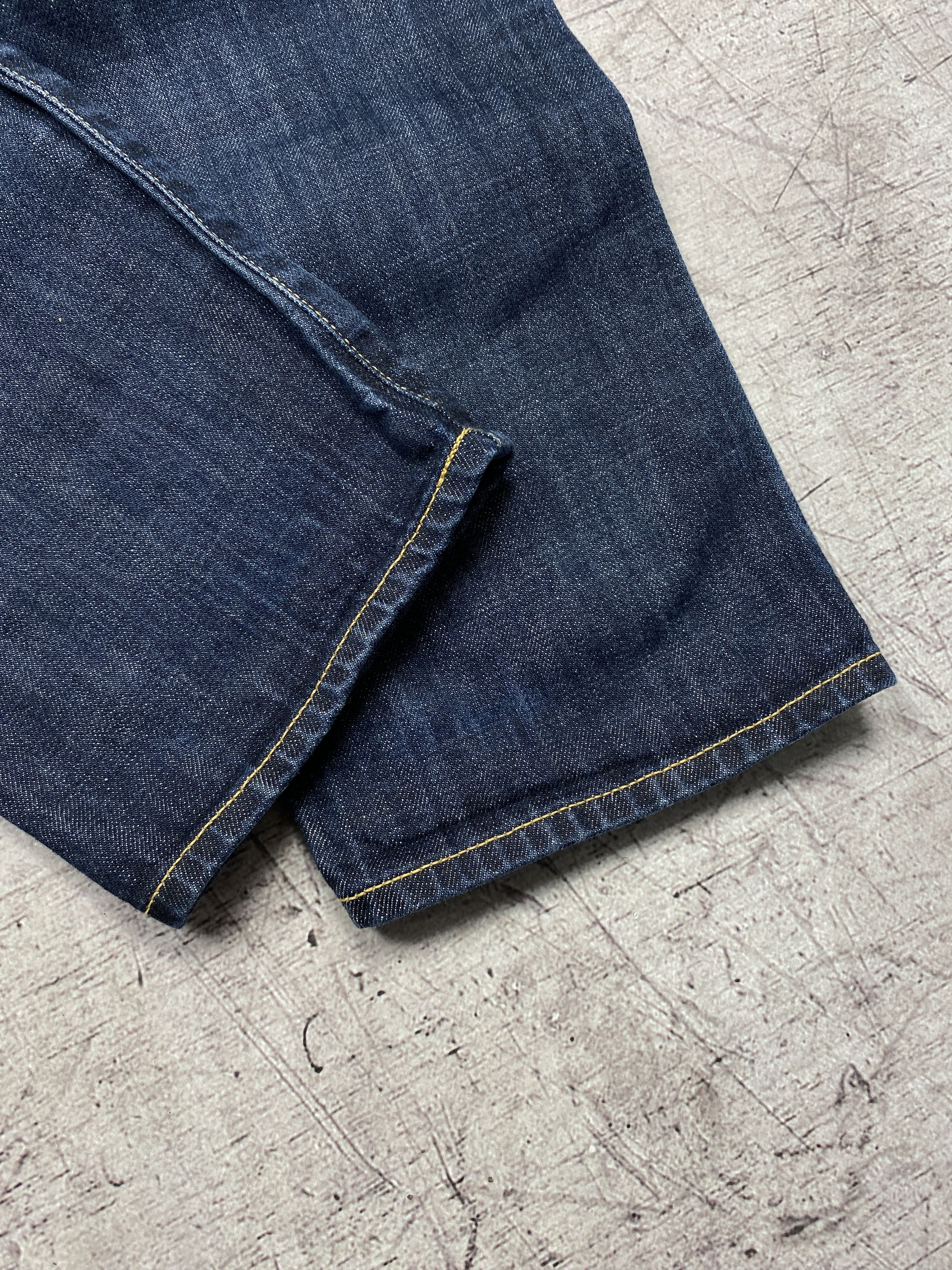 Edwin × Vintage Edwin Mens Regular Tapered Denim Pants Jeans Size US 32 / EU 48 - 3 Thumbnail