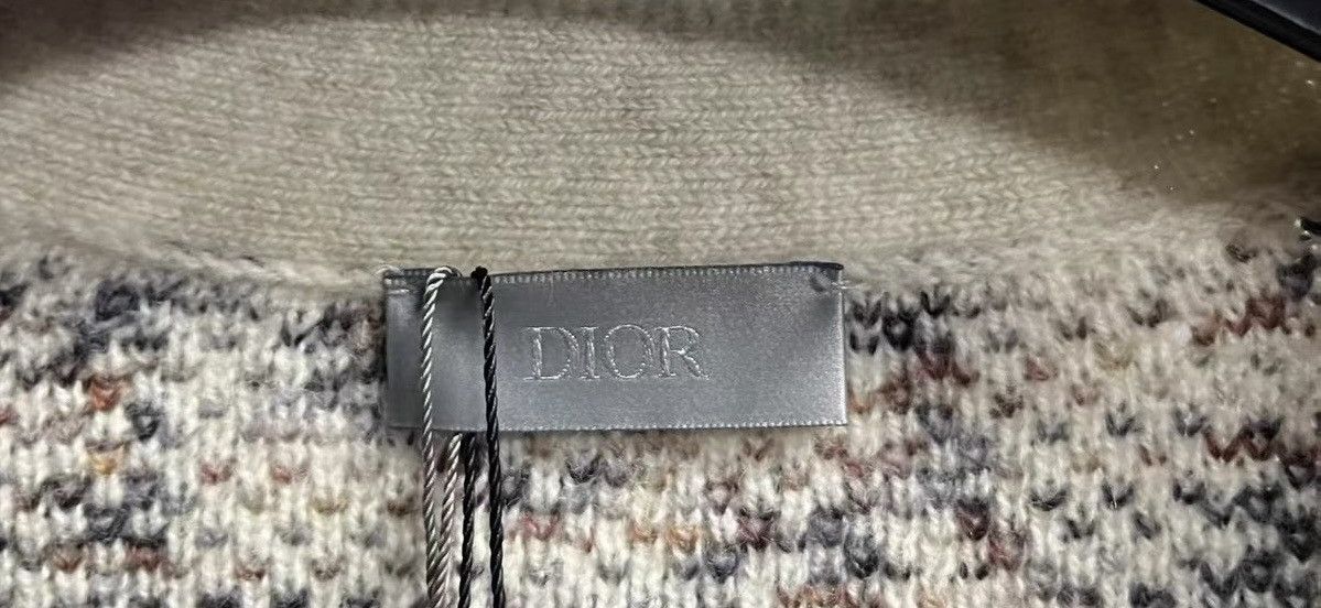 Dior Christian Dior M V Neck Button Up Cardigan Wool Monogram Size US M / EU 48-50 / 2 - 7 Thumbnail