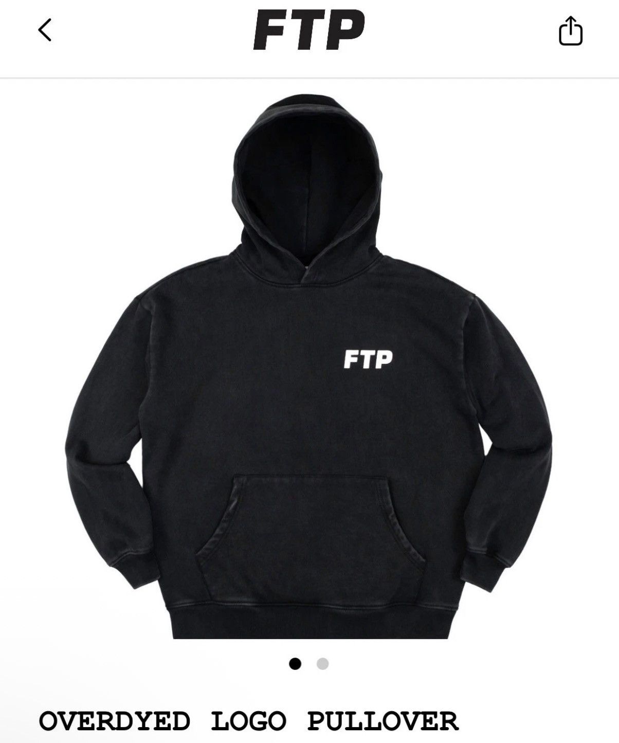 Fuck The Population FTP OVERDYED HOODIE Size US L / EU 52-54 / 3 - 4 Thumbnail