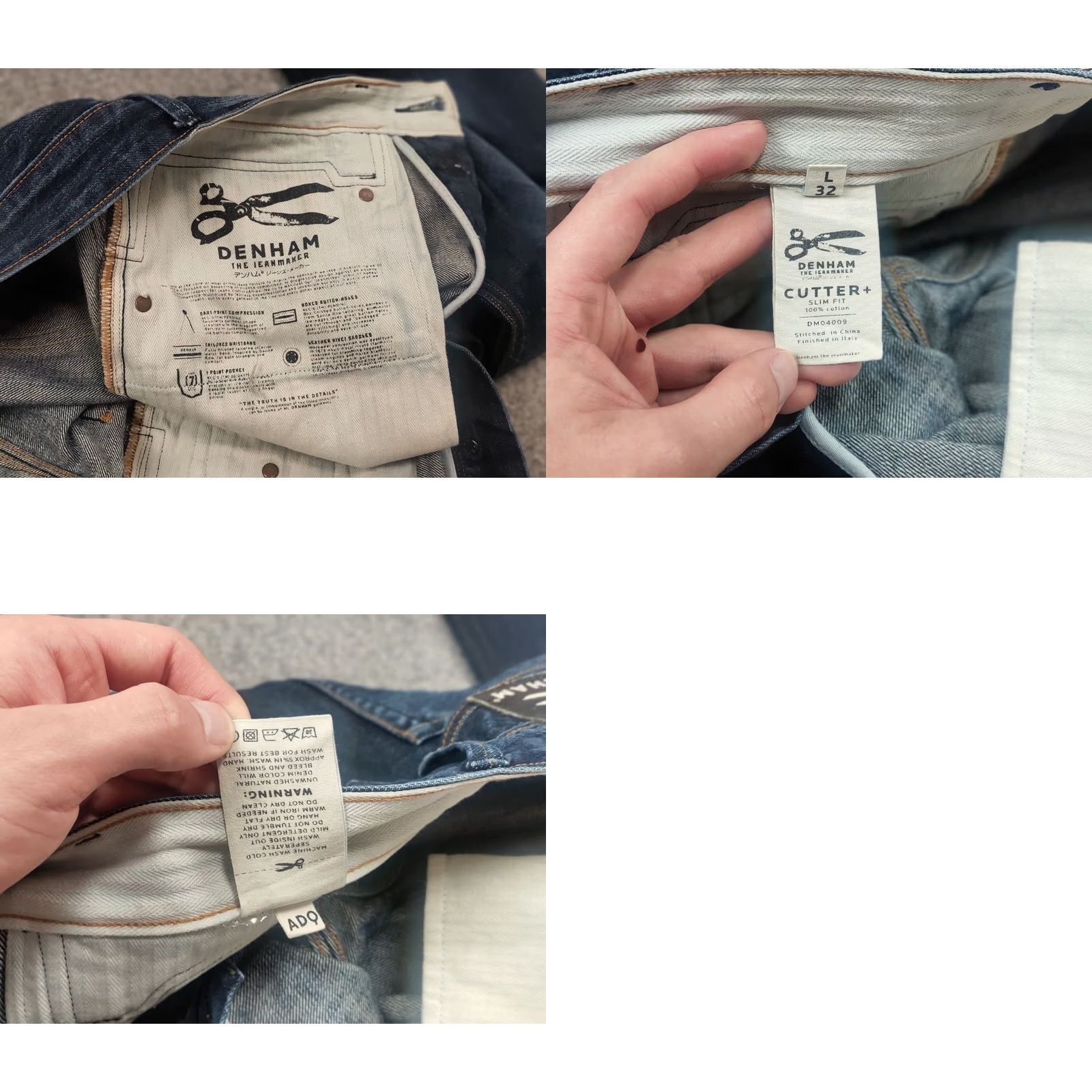 DENHAM Denham the jeanmaker Denim Jeans 32 Blue 5-Pocket Regular Straight Vintage Japan Denim Faded Blue Jeans Mens Size US 32 / EU 48 - 10 Thumbnail