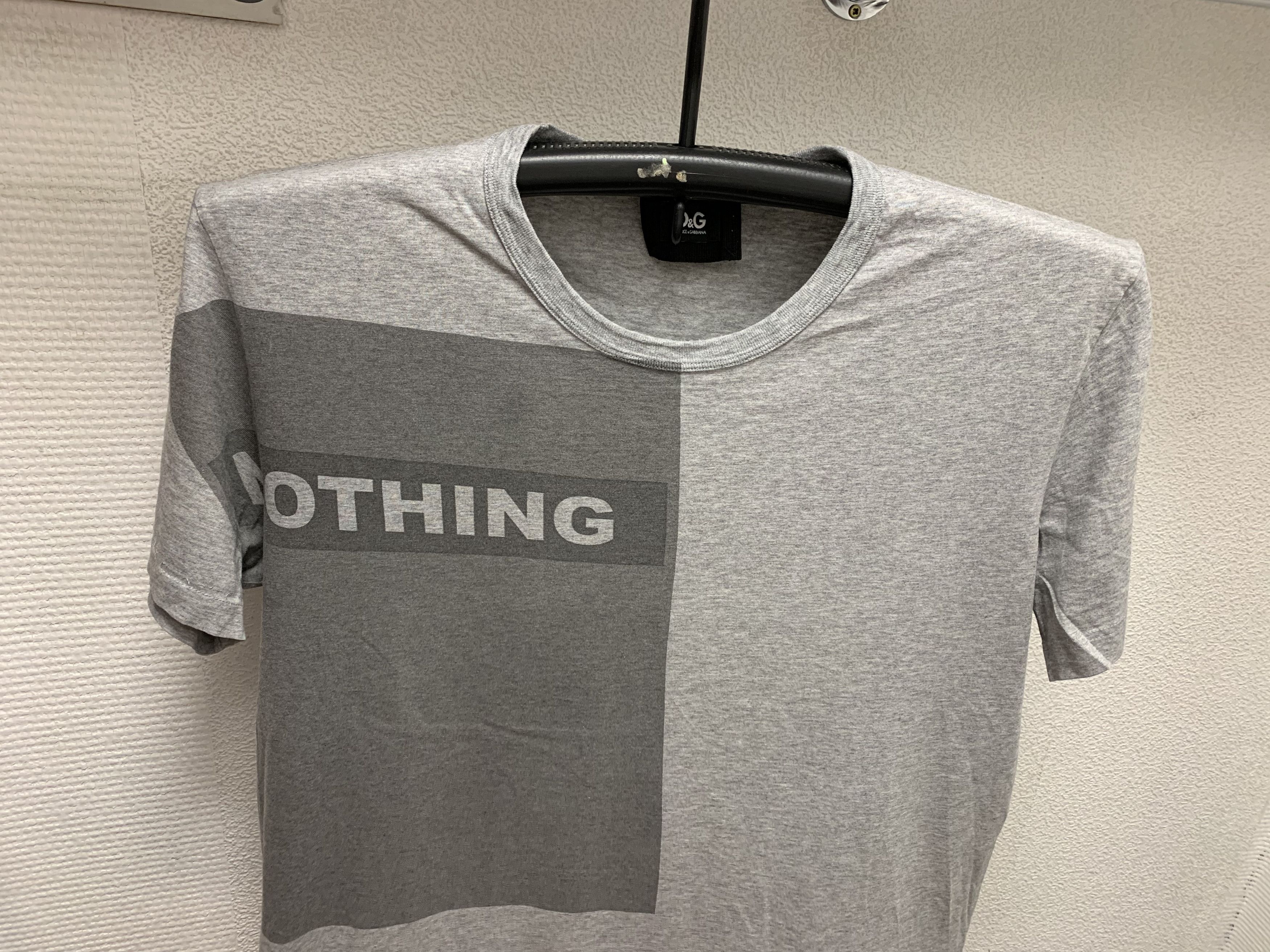 Dolce & Gabbana Dolce and Gabbana D&G grey big logo t-shirt 52 sz L Size US L / EU 52-54 / 3 - 6 Thumbnail