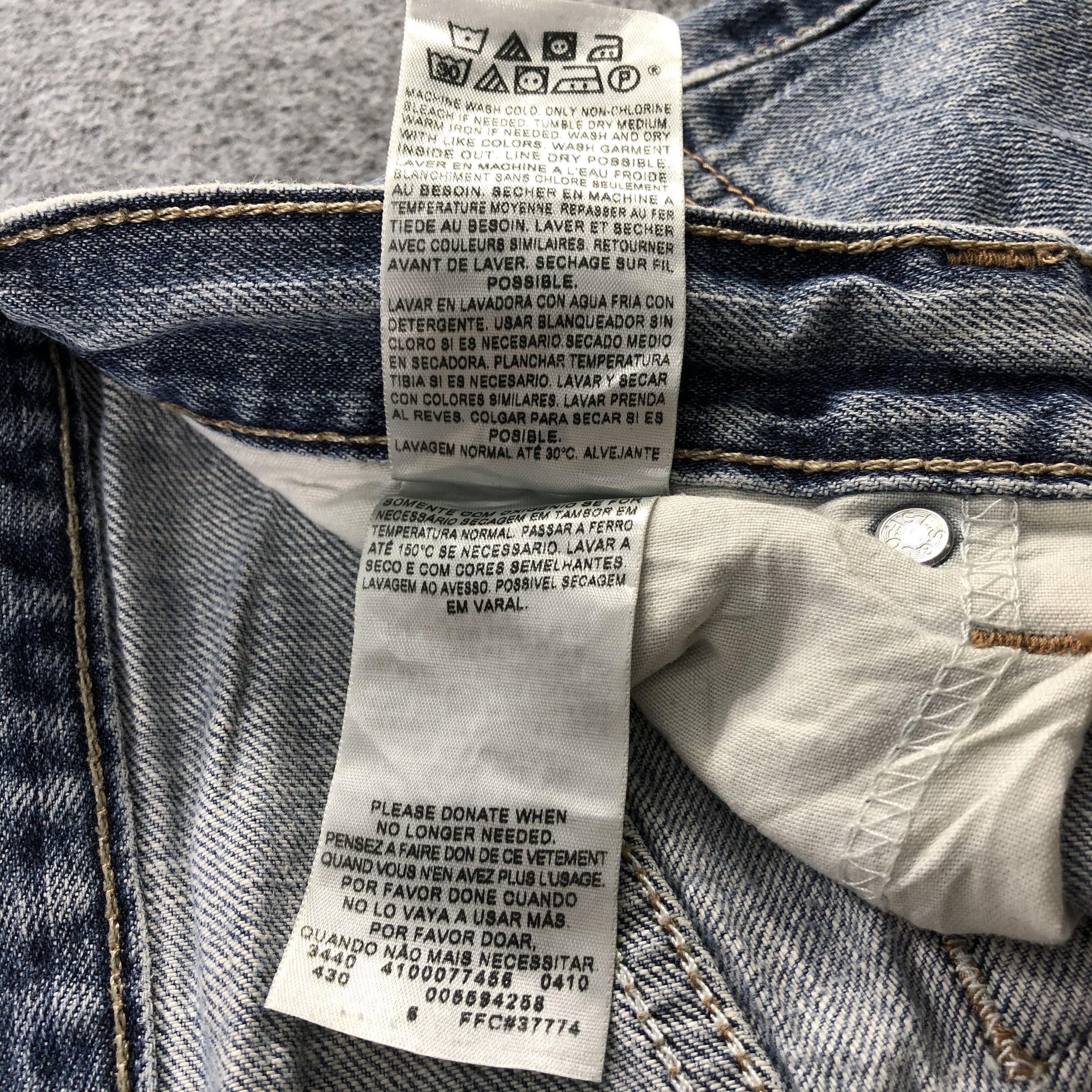 Levi's Vintage Levis 559 Jeans Faded Blue Denim-J1109 Size US 31 - 11 Thumbnail