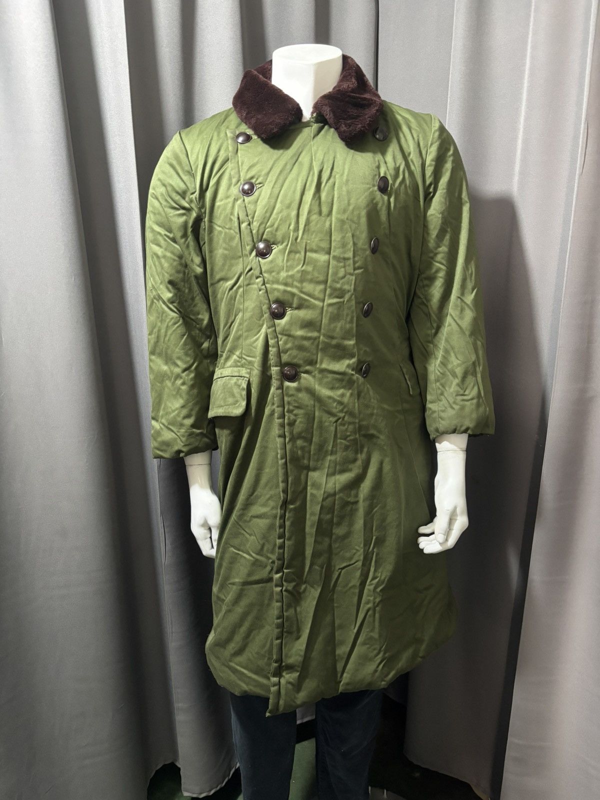 Vintage 1960s Vintage Chinese PLA Jundayi Military Overcoat Size US M / EU 48-50 / 2 - 4 Thumbnail
