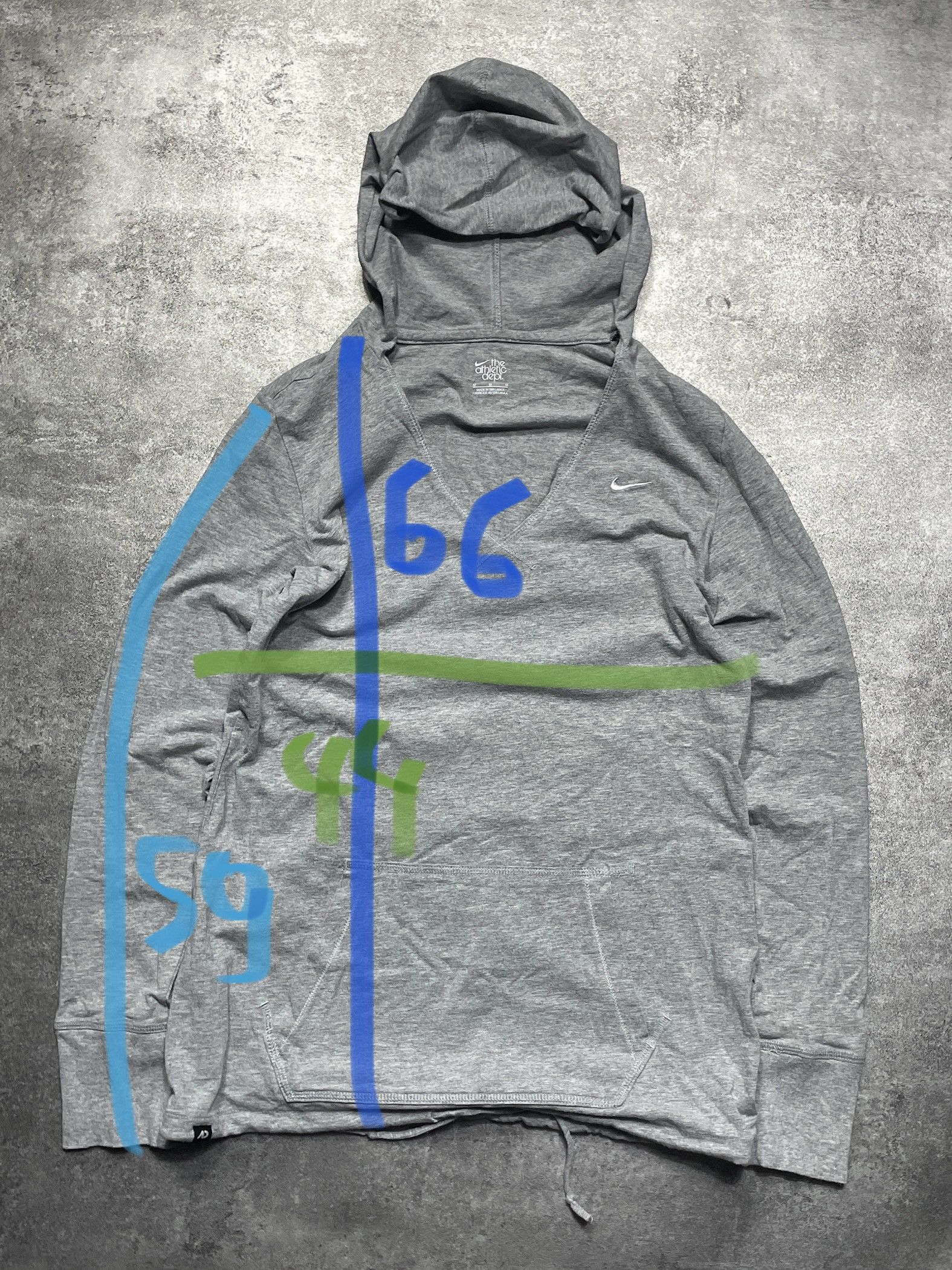Nike 🔥RARE🔥Nike Vintage Late 00s Y2K Thin Hoodie Swoosh Size M / US 6-8 / IT 42-44 - 8 Thumbnail