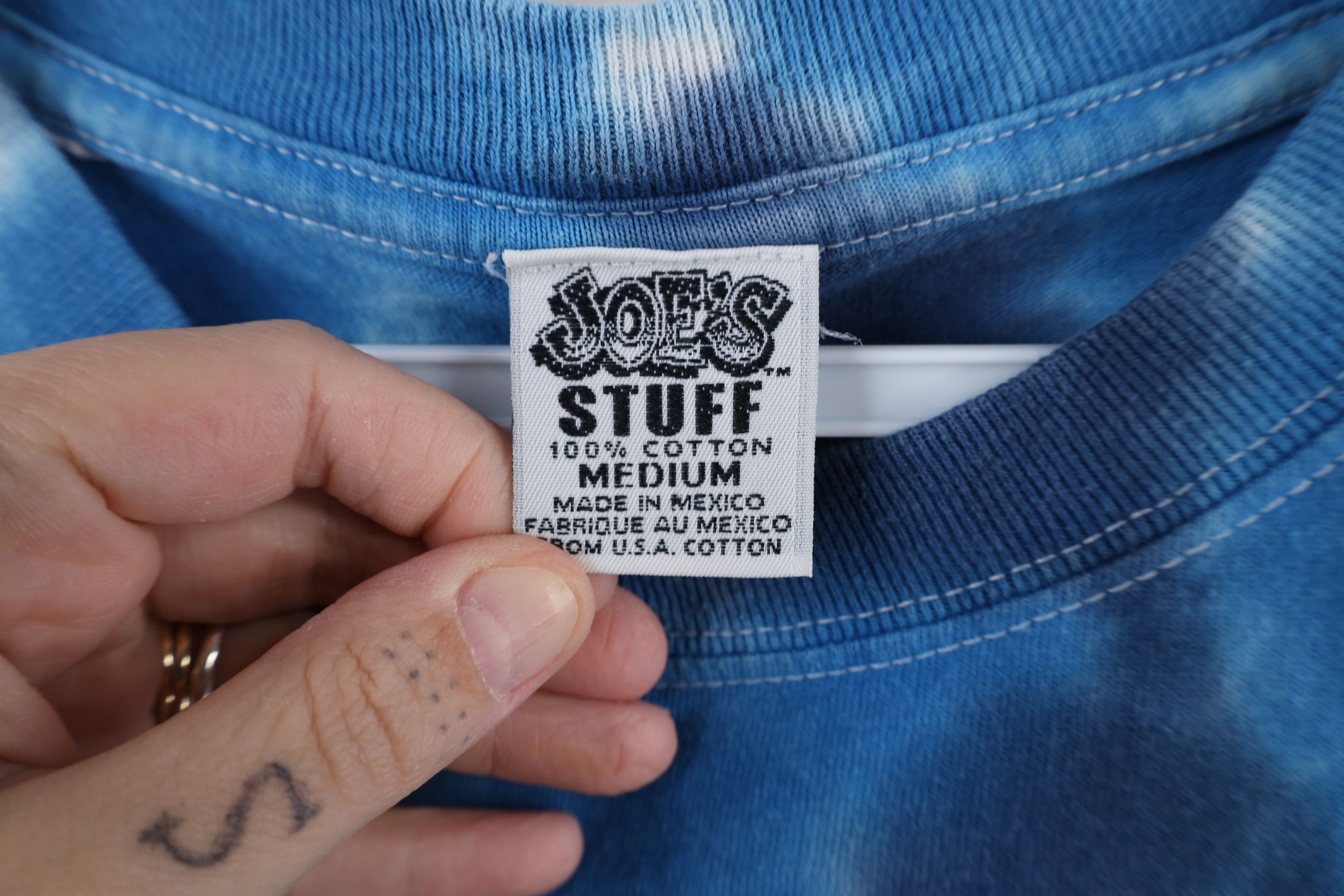 Vintage Vintage 90s Out Tie Dye Acid Wash Joes Crab Shack T-Shirt Size US M / EU 48-50 / 2 - 6 Thumbnail
