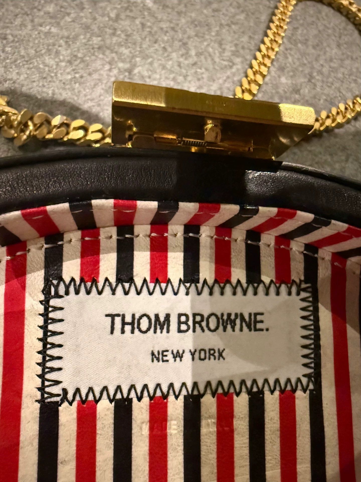 Thom Browne Thom Browne Crab-Shaped Box Gold Chain Bag Size ONE SIZE - 4 Thumbnail