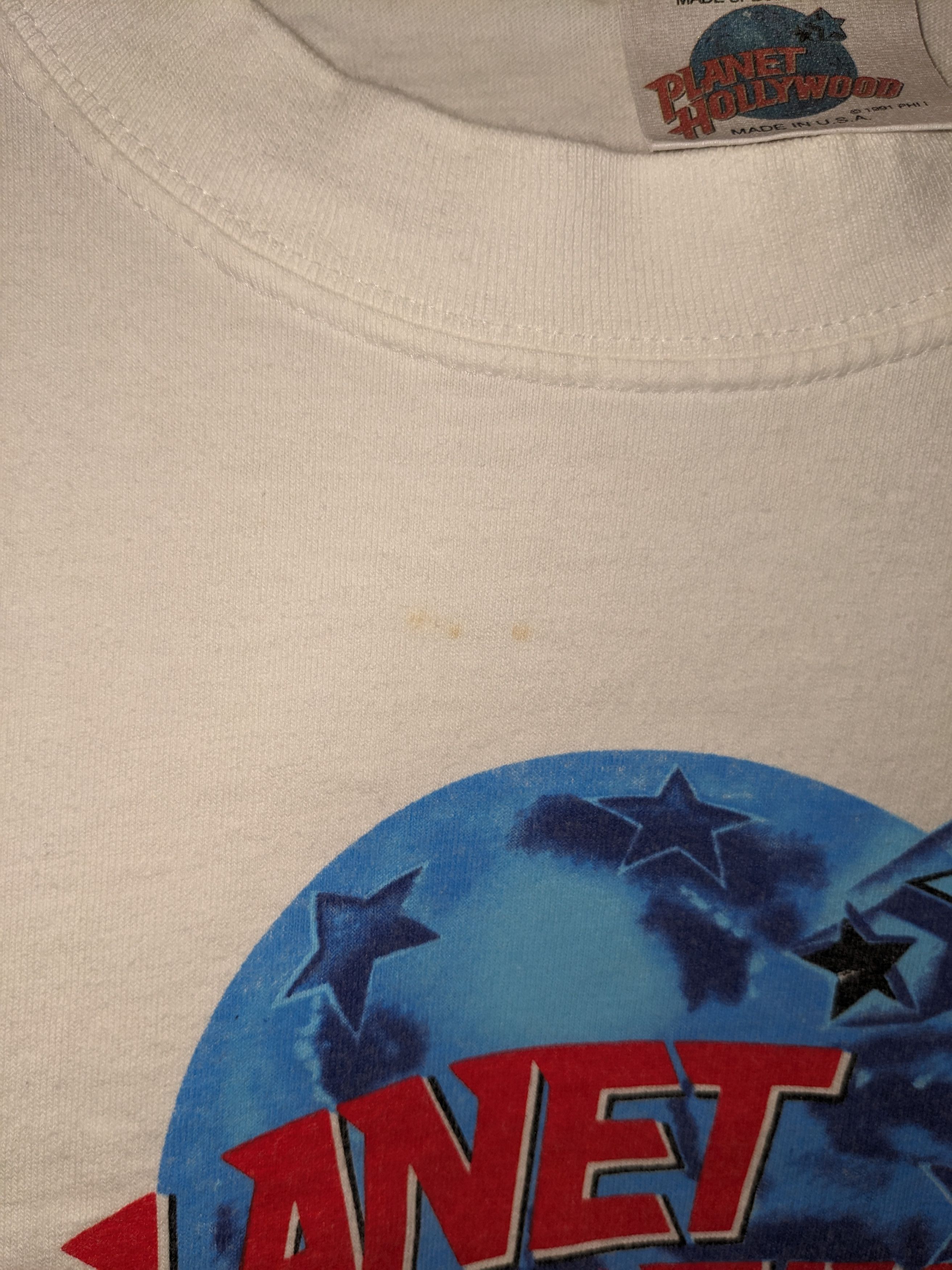 Planet Hollywood × Vintage Vintage 90s Planet Hollywood San Antonio Logo Large T-Shirt Size US L / EU 52-54 / 3 - 6 Thumbnail