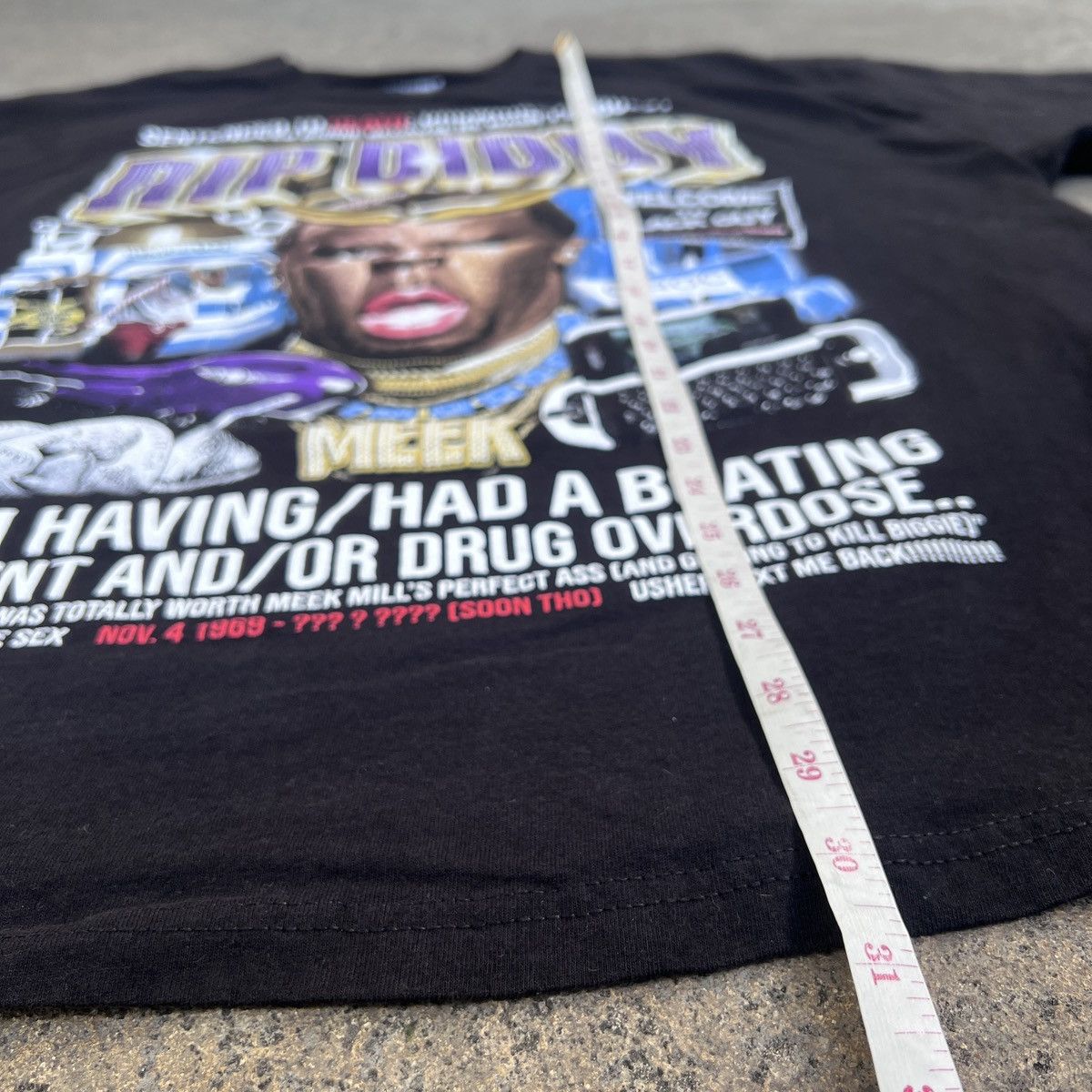 Rap Tees Sam Hyde MDE - RIP DIDDY Tee 3XL graphic streetwear Size US XXL / EU 58 / 5 - 12 Thumbnail