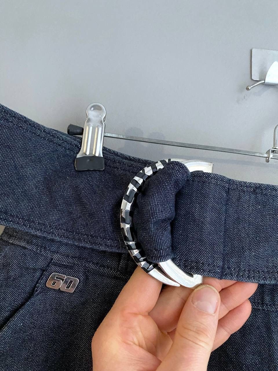 Miss Sixty Miss Sixty 00s Vintage Y2K Denim Mini Skirt, Size L Size 32" / US 10 / IT 46 - 5 Thumbnail