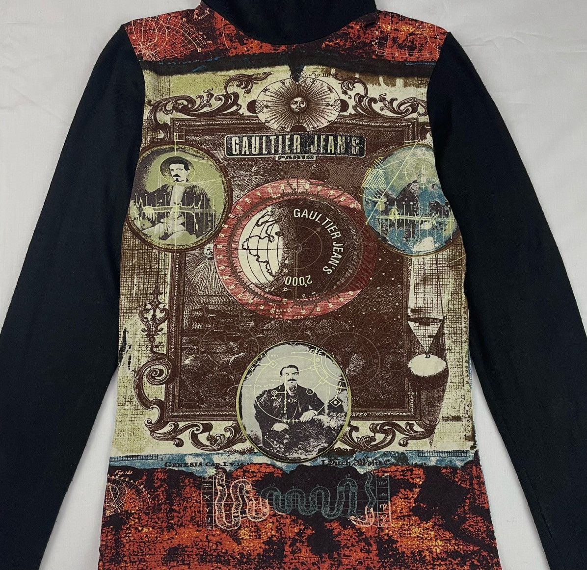 Jean Paul Gaultier 1999 Jean Paul Gaultier Tesla Circuit Elastic Top Vintage Size US M / EU 48-50 / 2 - 7 Thumbnail