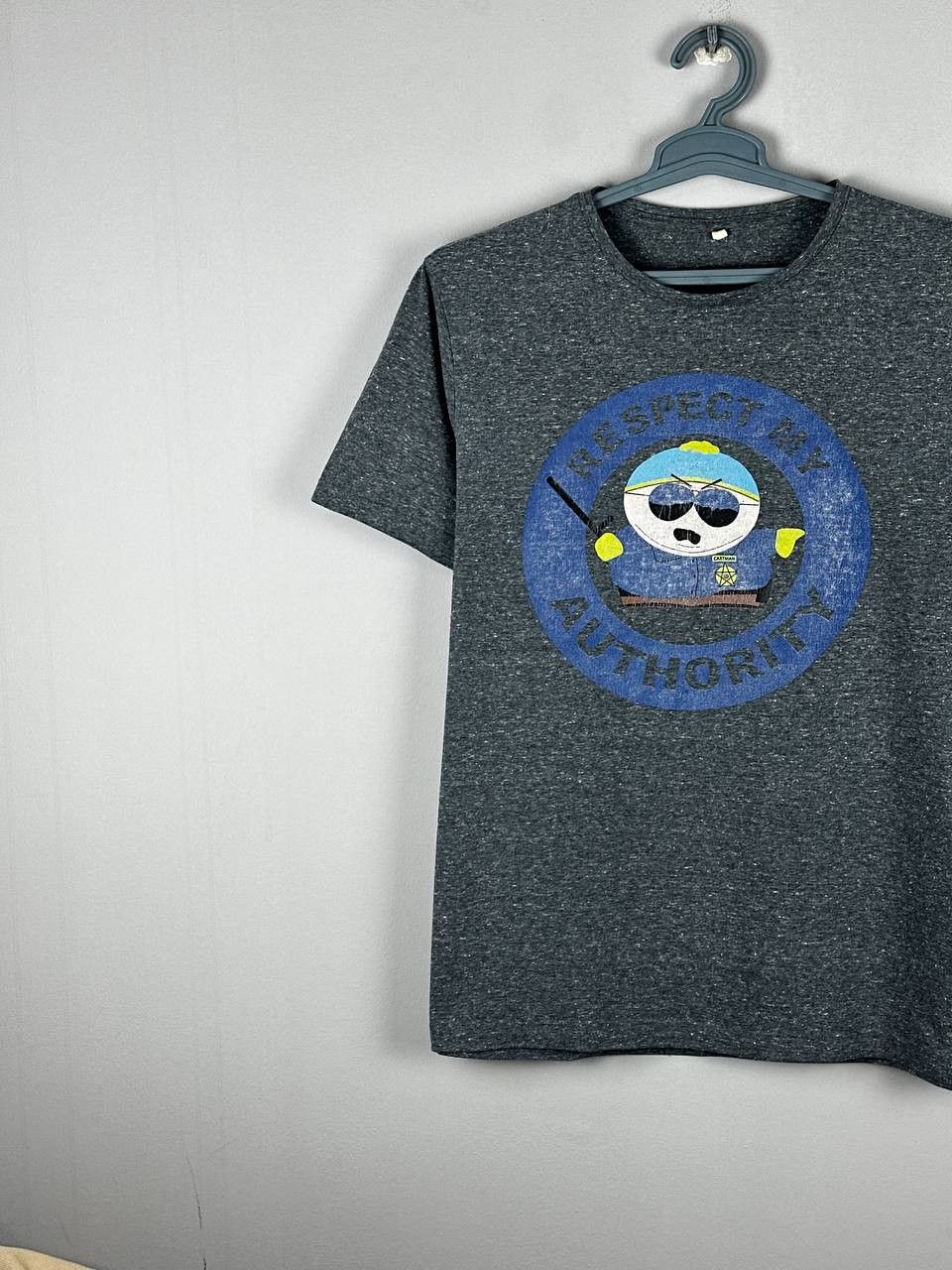 Vintage South Park Cartman Police Grey T Shirt Humor Size US L / EU 52-54 / 3 - 2 Thumbnail