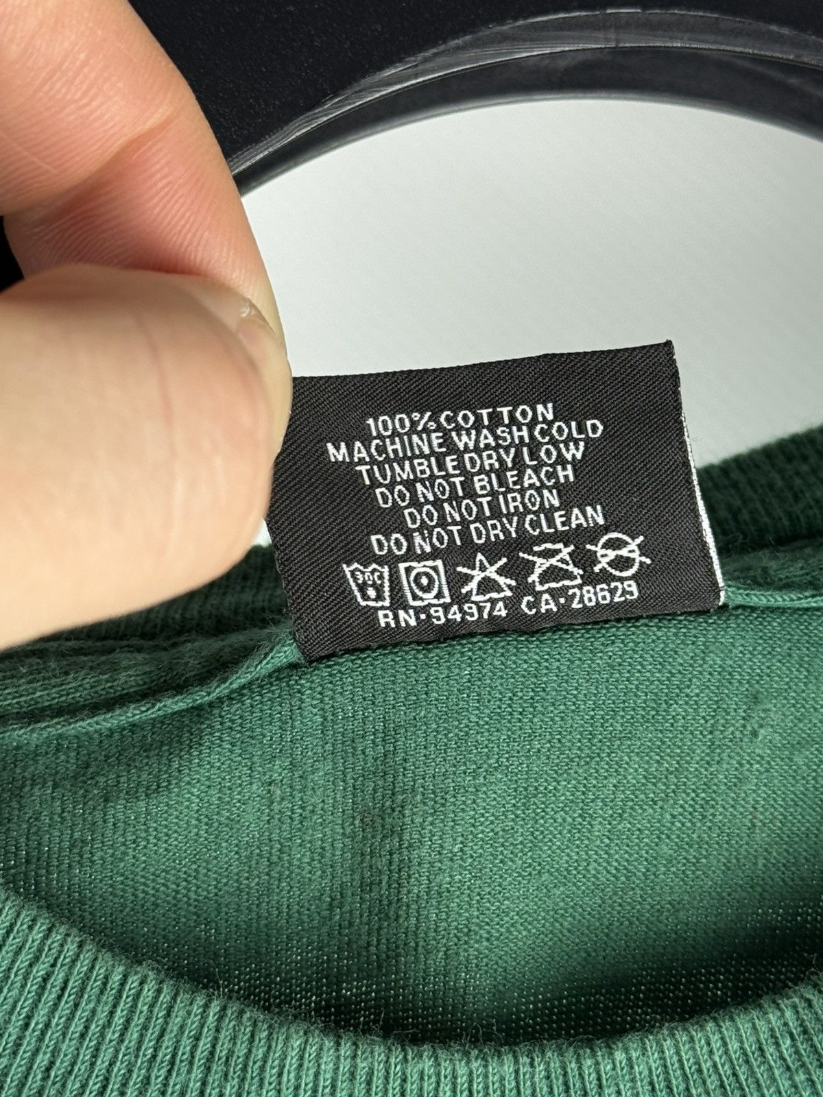 Stussy Stussy Flames 🔥 Heavyweight T-Shirt Dark Green Size US S / EU 44-46 / 1 - 6 Thumbnail