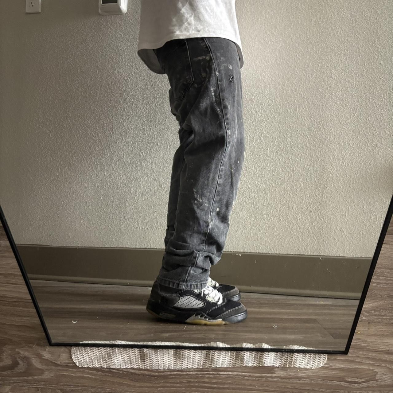 Vintage Crazy Vintage Y2K/2000s Grunge Faded Black Denim Jeans! 30x30 Size US 30 / EU 46 - 2 Thumbnail