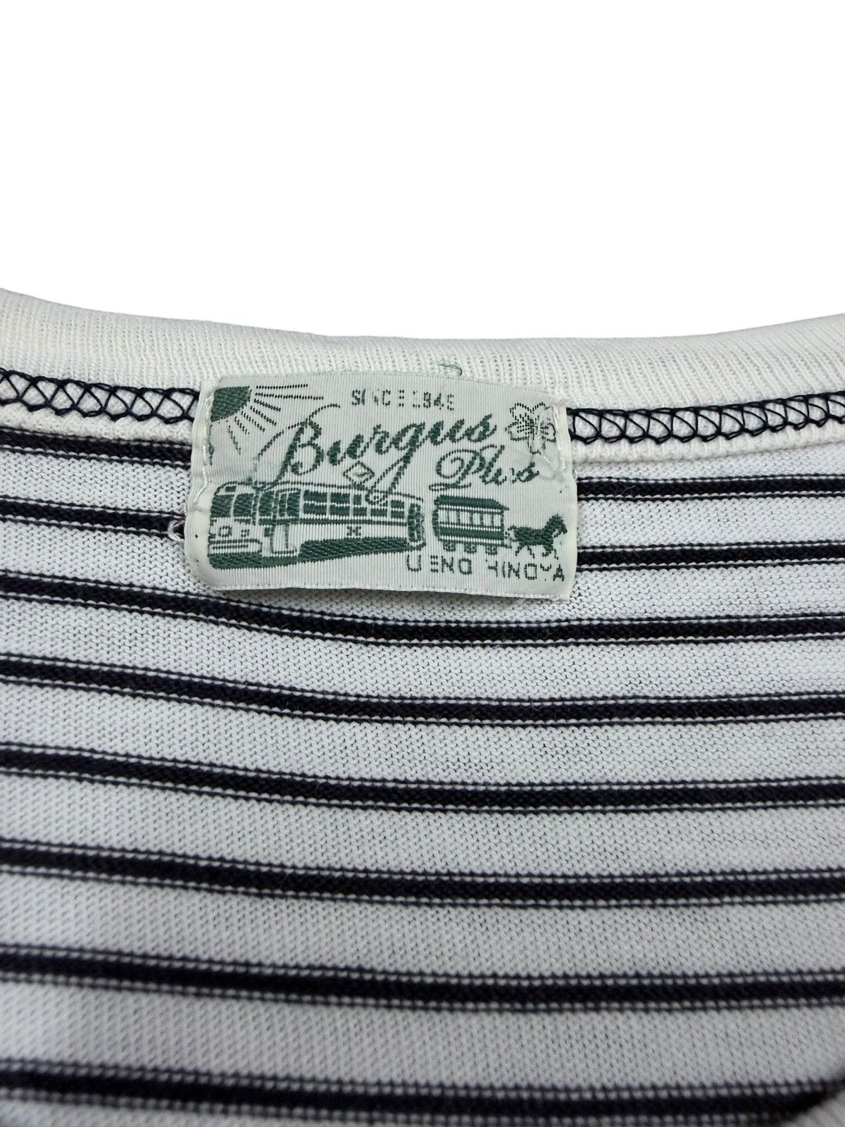Burgus Plus Burgus Plus Striped Pocket Tee Size US L / EU 52-54 / 3 - 8 Thumbnail