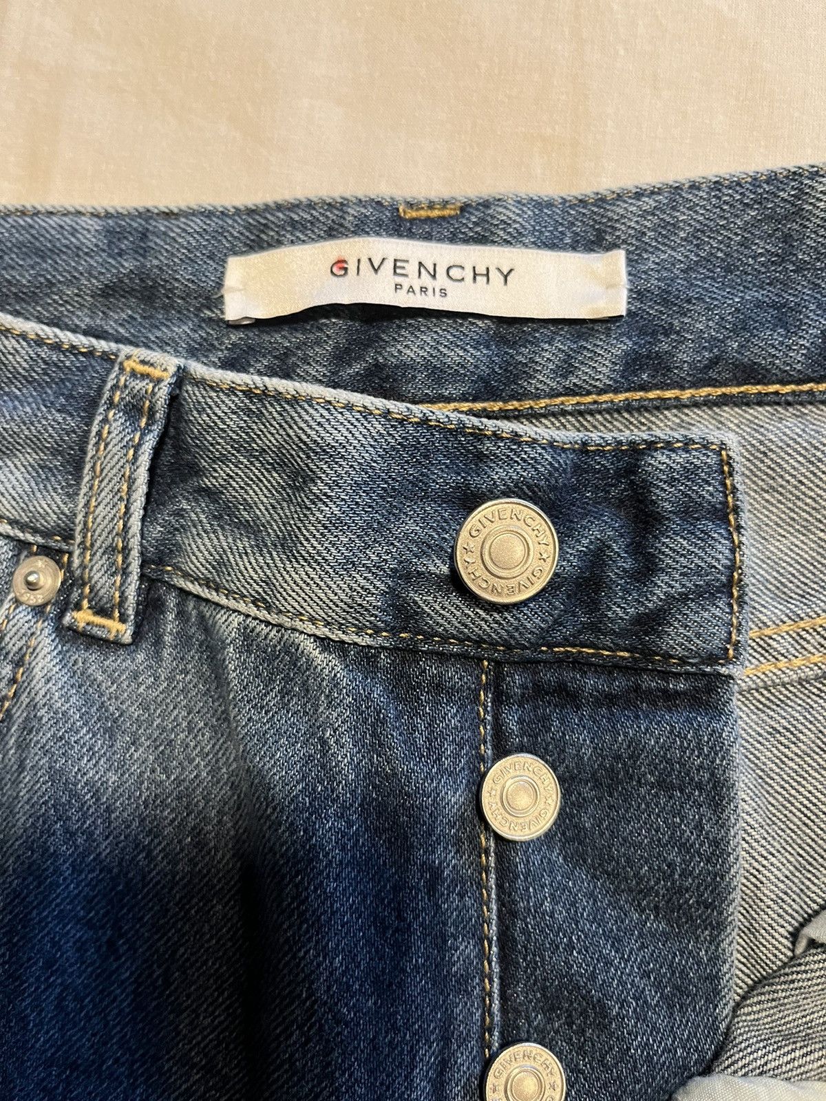 Givenchy Givenchy straight leg print denim pans. Size US 28 / EU 44 - 5 Thumbnail