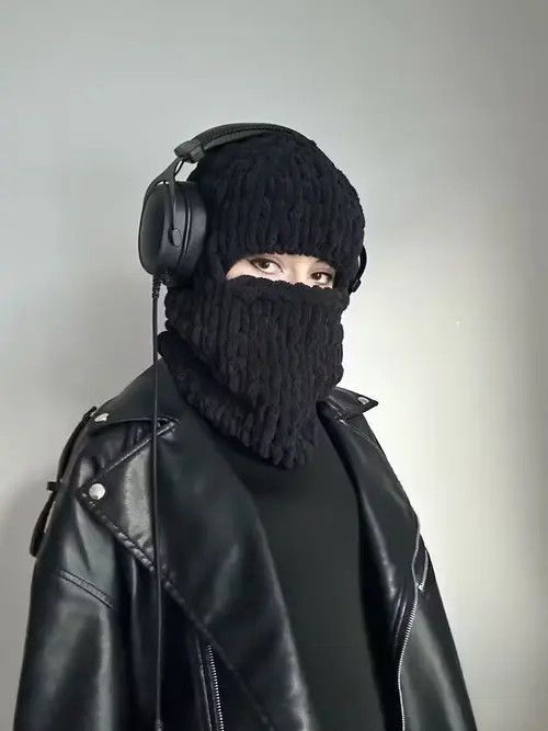 Other Black balaclava . Ski mask . Full face mask Size ONE SIZE - 1 Thumbnail