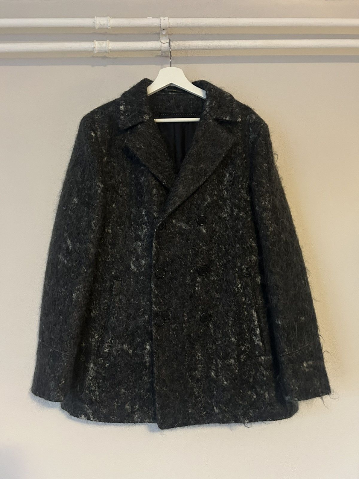 Fendi Fendi Mohair Blend Double-Breasted Coat Size US M / EU 48-50 / 2 - 1 Thumbnail
