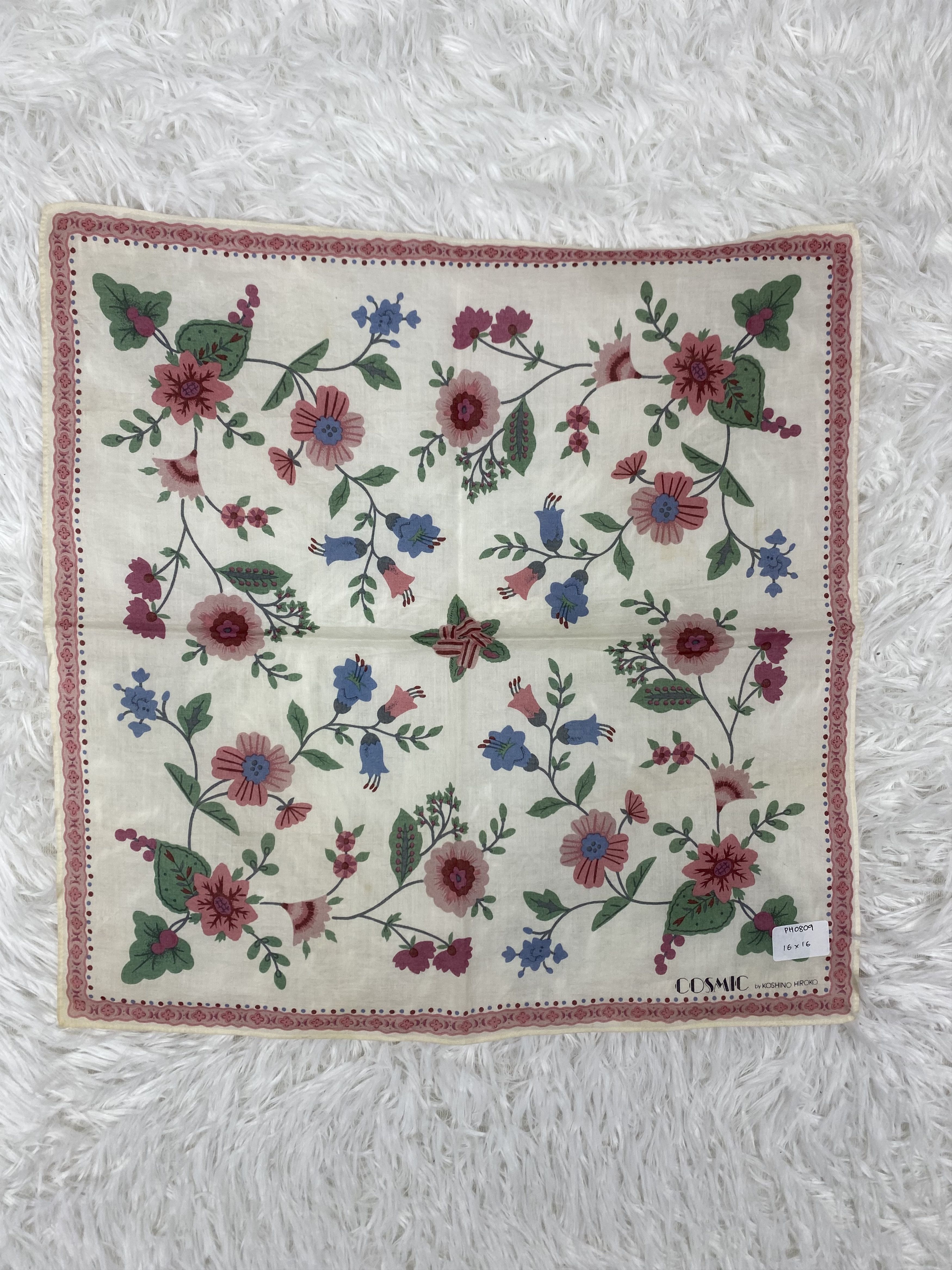 Hiroko Koshino Homme × Vintage Vintage Koshino Hiroko Handkerchief Neckerchief PH0809 Size ONE SIZE - 3 Thumbnail
