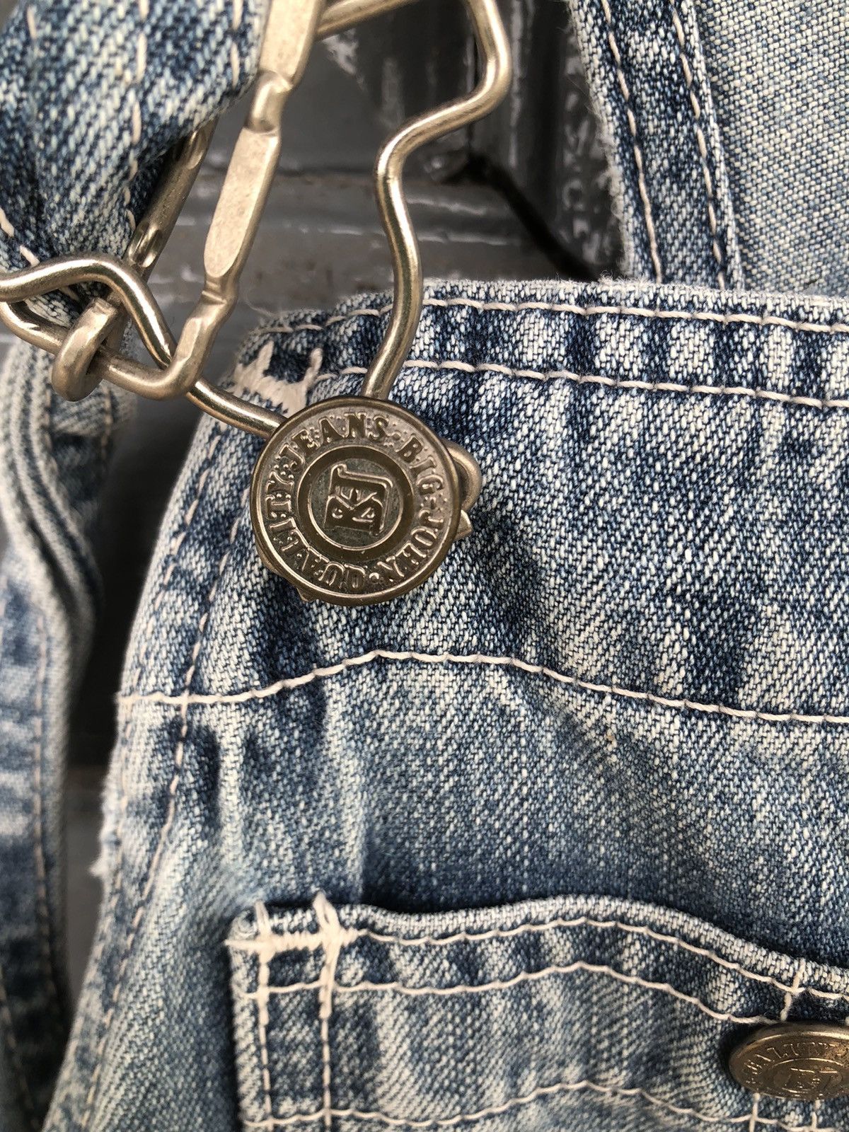 Big John × Vintage Vintage Big John Overalls World Workers Denim Size US 34 / EU 50 - 10 Thumbnail