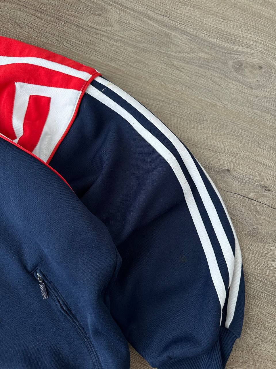 Adidas Vintage Adidas Sportswear Blue Distressed Full Zip Hoodie Size US S / EU 44-46 / 1 - 6 Thumbnail