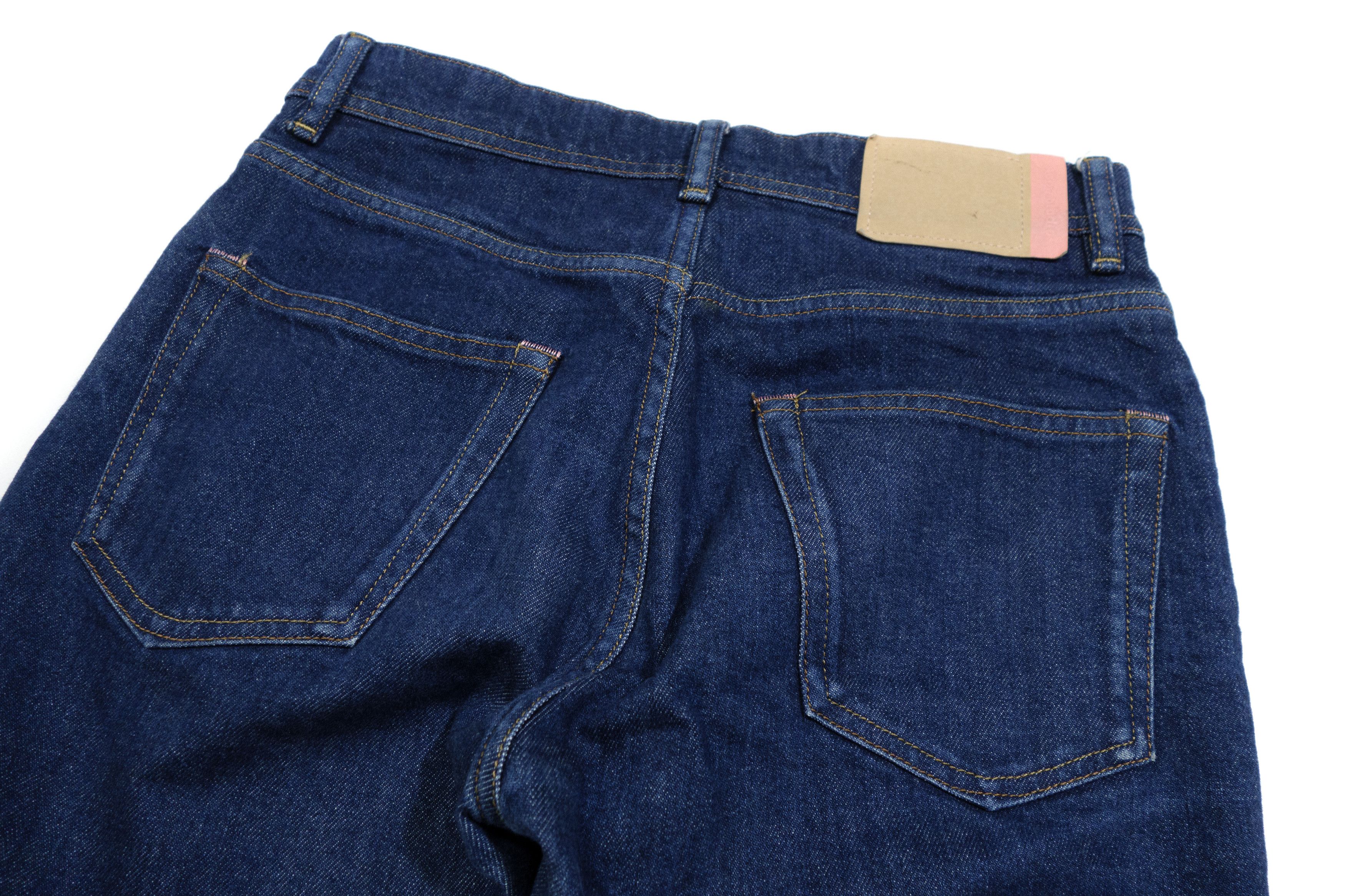 Acne Studios Bla Konst Mid-Rise Slim Cropped Jeans Blue Denim Size 27" / US 4 / IT 40 - 4 Thumbnail