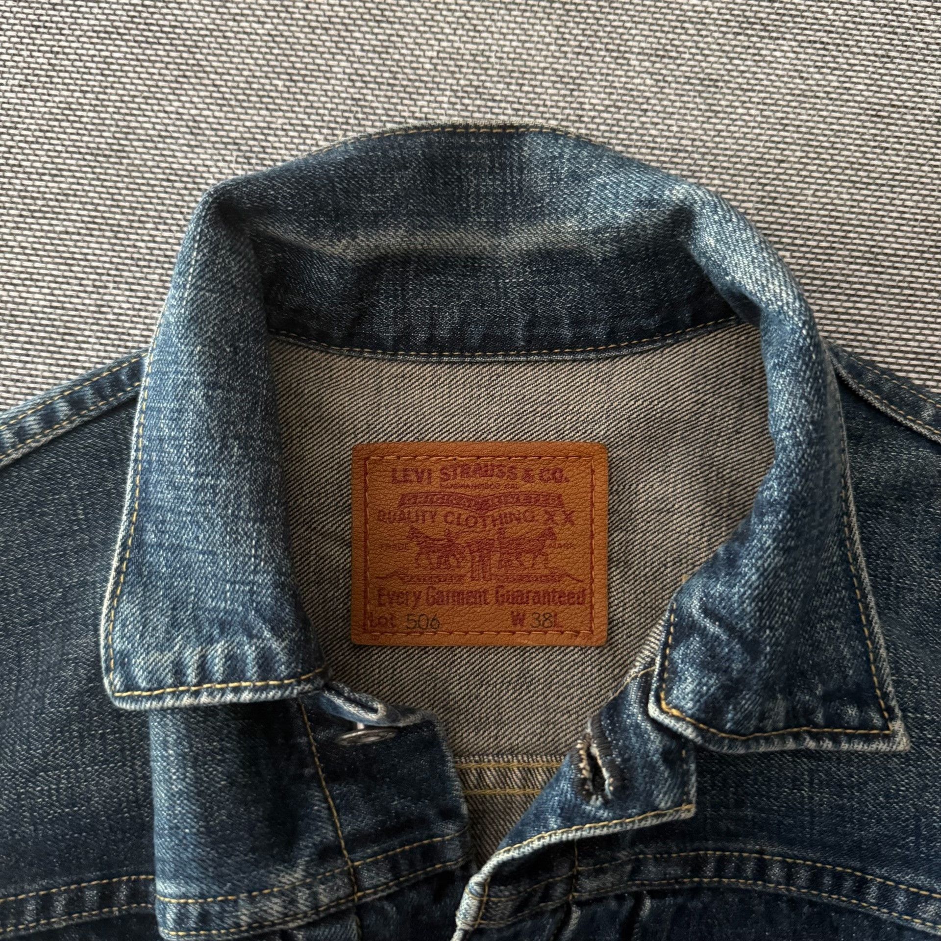 Levi's Vintage Clothing Levi's LVC 506xx J02 Denim Jacket Size US M / EU 48-50 / 2 - 3 Thumbnail