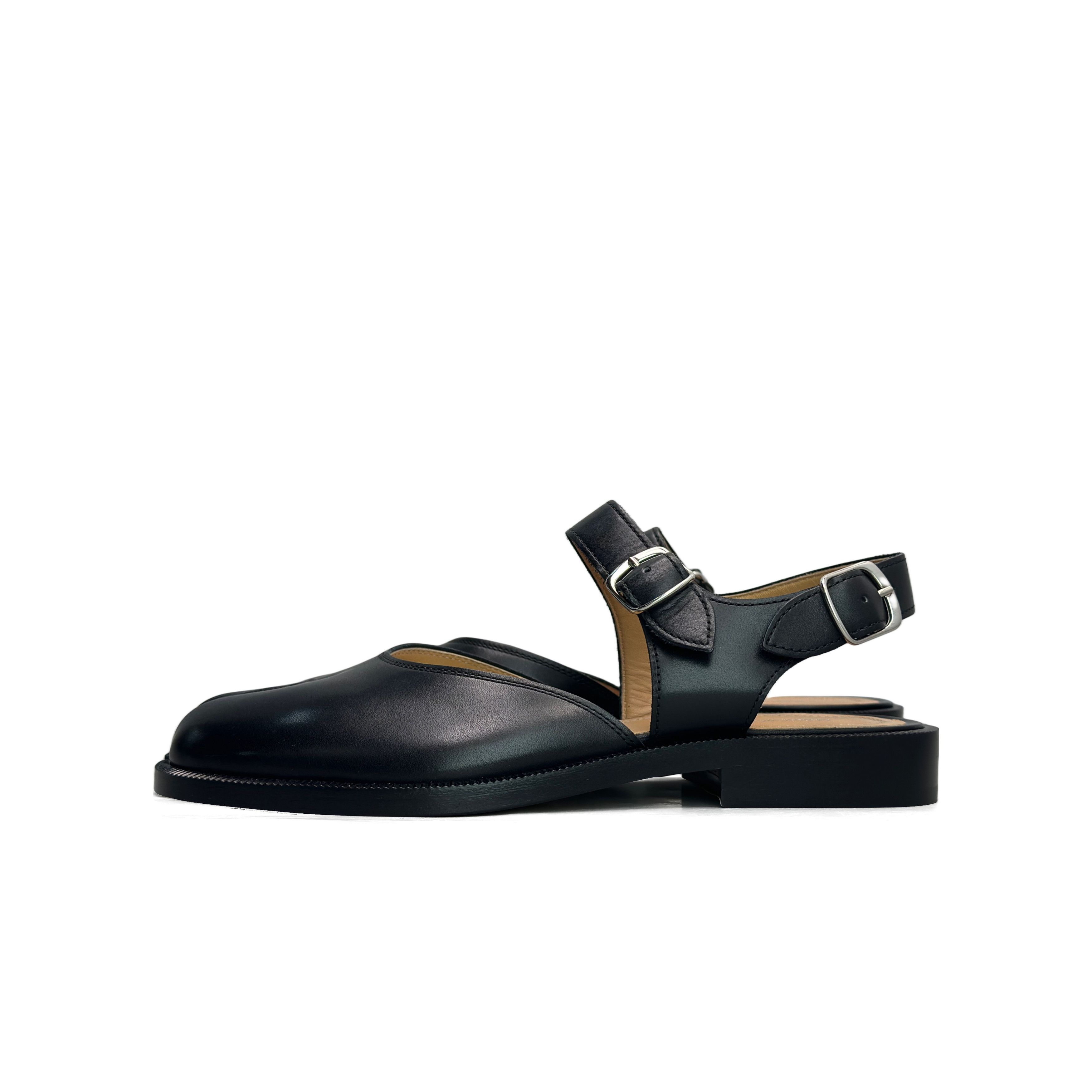 Maison Margiela Maison Margiela Tabi Leather Flats Size 38.5 Size US 8.5 / IT 38.5 - 1 Thumbnail