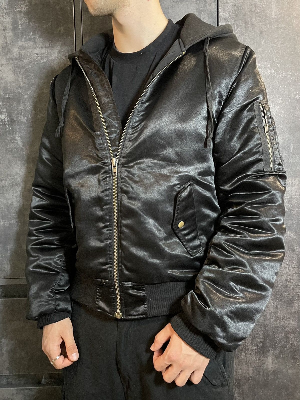 Japanese Brand Crazy Bomber Jacket Sua Moment Vetements Alpha Style Hype Size US L / EU 52-54 / 3 - 9 Thumbnail