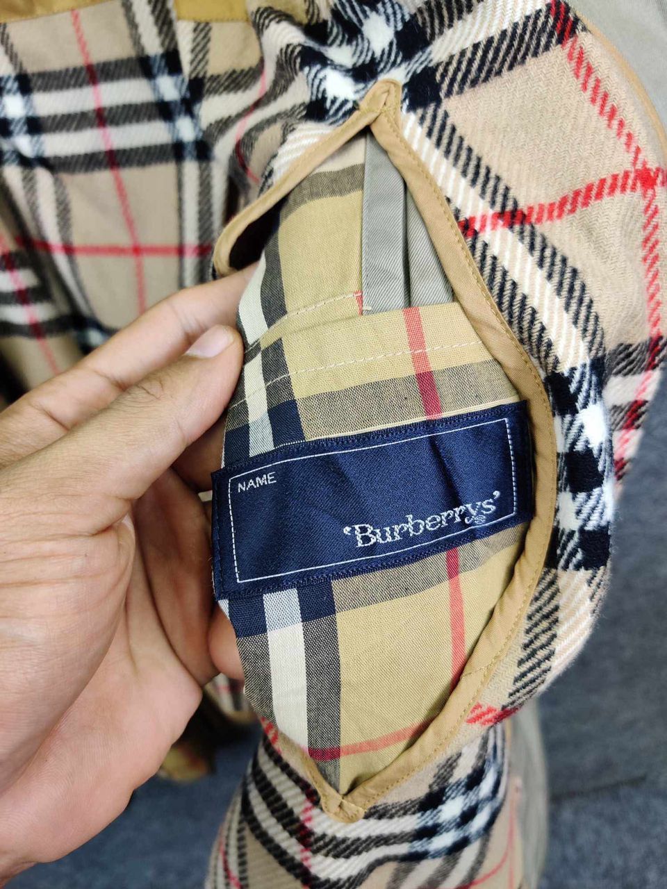 Burberry Vintage Burberry Nova Check Trench Coat Size US L / EU 52-54 / 3 - 15 Thumbnail