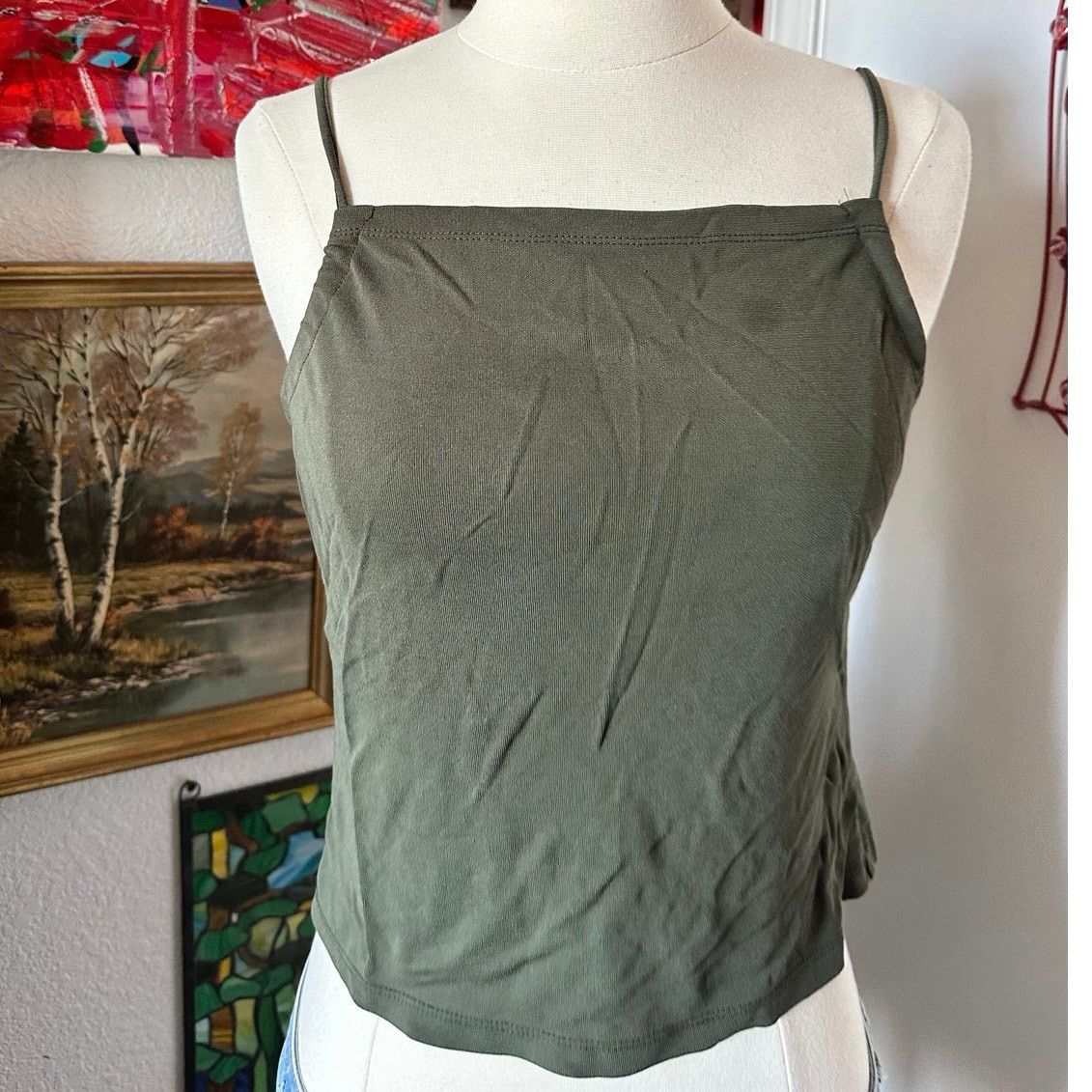 Other ny&co green tank top Size XS / US 0-2 / IT 36-38 - 2 Thumbnail