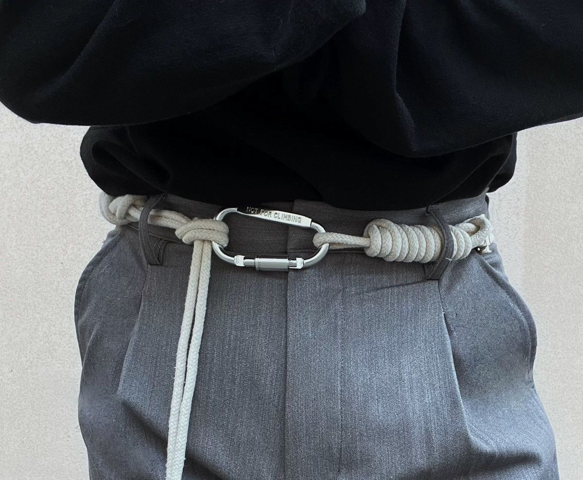 Japanese Brand High street retro y2k luxury carabiner clip rope belt Size ONE SIZE - 1 Thumbnail