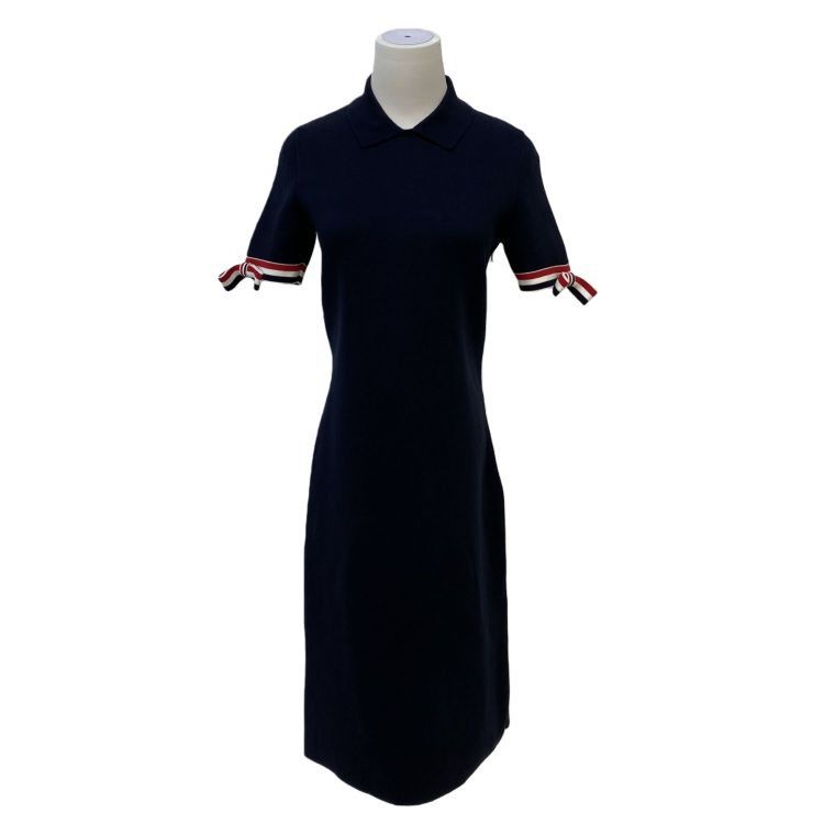 Thom Browne Thom Browne Ribbon Tie Polo Midi Dress Size 36 Size XS / US 0-2 / IT 36-38 - 1 Thumbnail