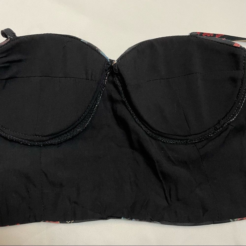 Other NWT New Olivaceous Floral Crop Corset Top Size L Size L / US 10 / IT 46 - 8 Thumbnail