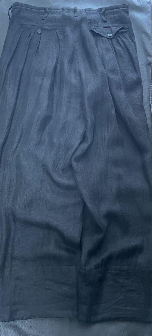 Yohji Yamamoto yohji yamamoto pour homme 23ss 12 tuck pants Size US 41 - 2 Thumbnail